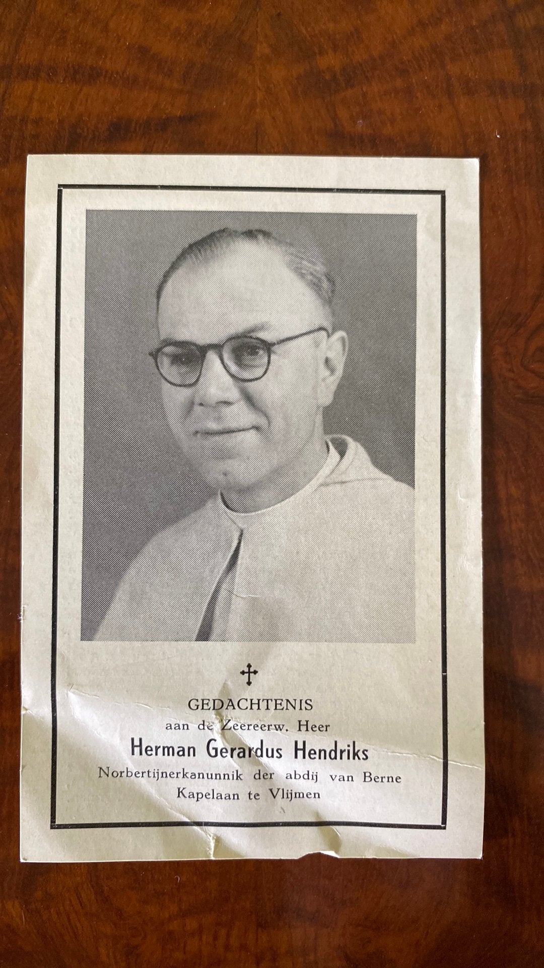 Norbertijn HG Hendriks abdij van Berne 1909 Erp 1960, Ophalen of Verzenden