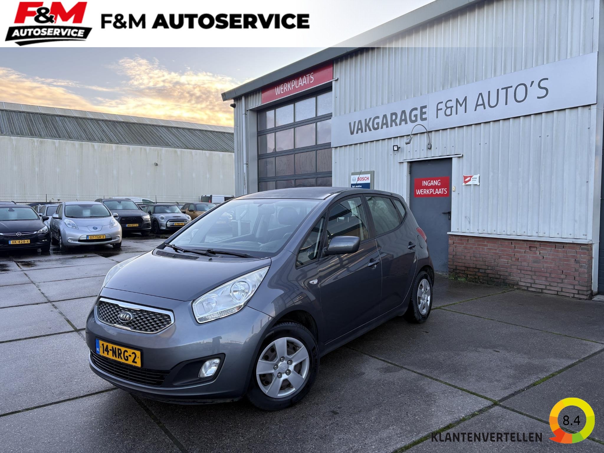 Kia Venga 1.4 CVVT X-tra, Auto's, Voorwielaandrijving, Euro 5, Stof, Gebruikt