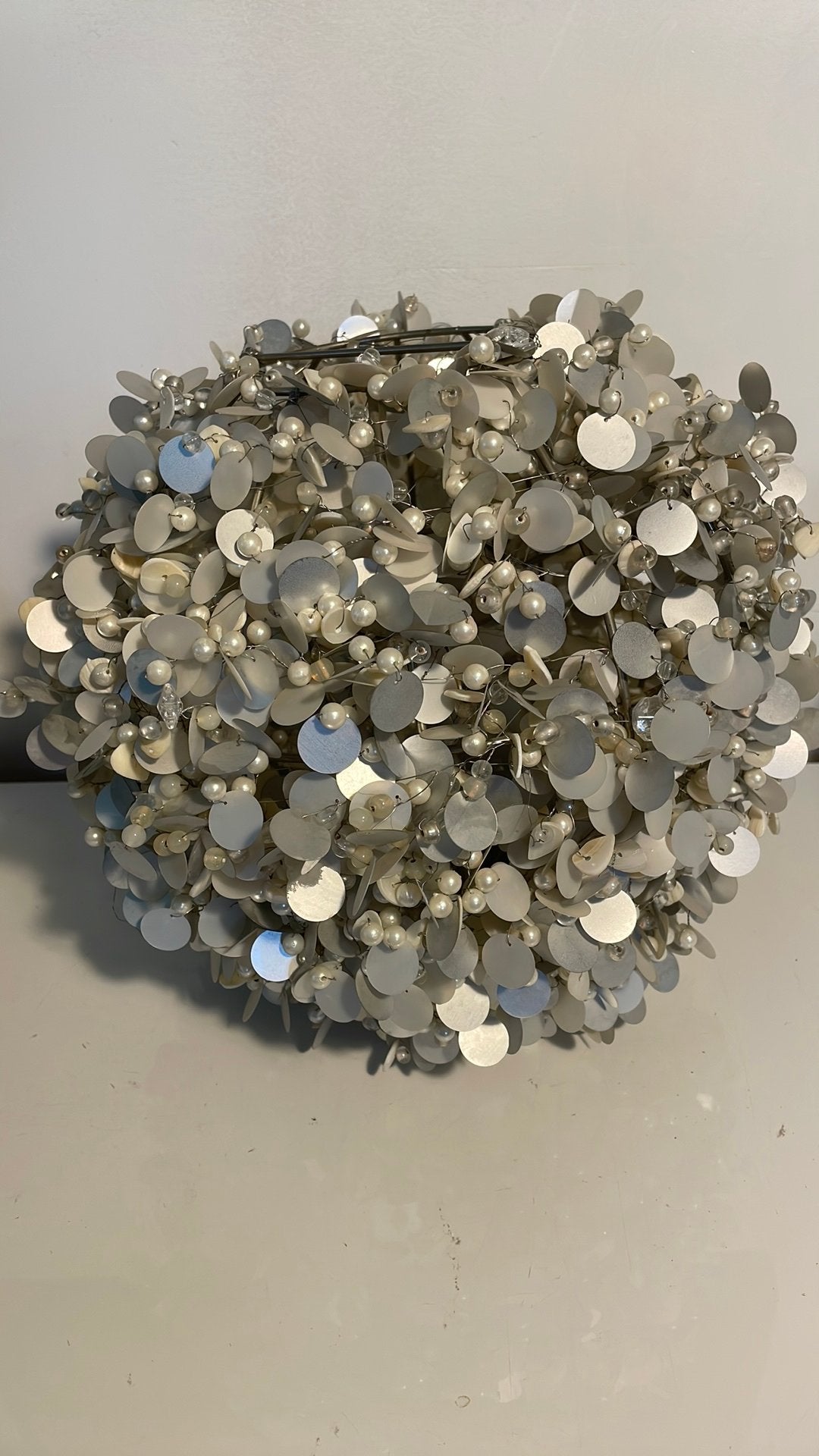 Hanglamp van Colorique pearl zonder armatuur., Ophalen of Verzenden, Zo goed als nieuw, Overige materialen