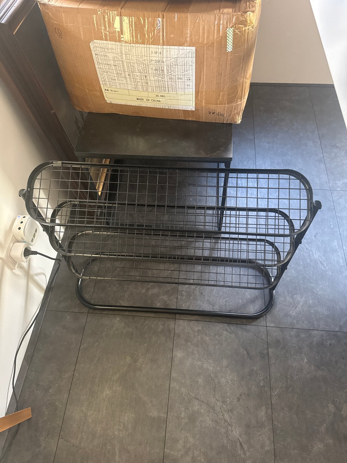 Ikea schoenenrek zwart, zo goed als nieuw, Ophalen of Verzenden, Zo goed als nieuw