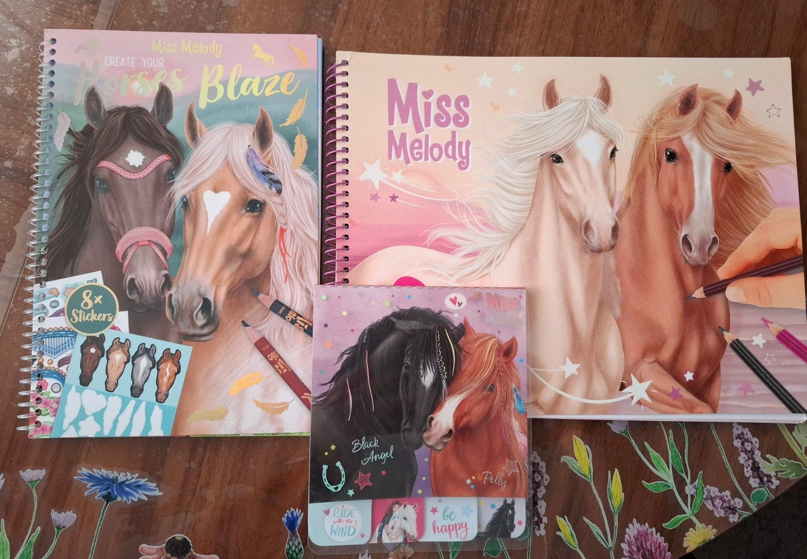 Miss Melody kleurboeken & Stickers - Paarden Thema, Ophalen of Verzenden, Zo goed als nieuw, Boek of Gids