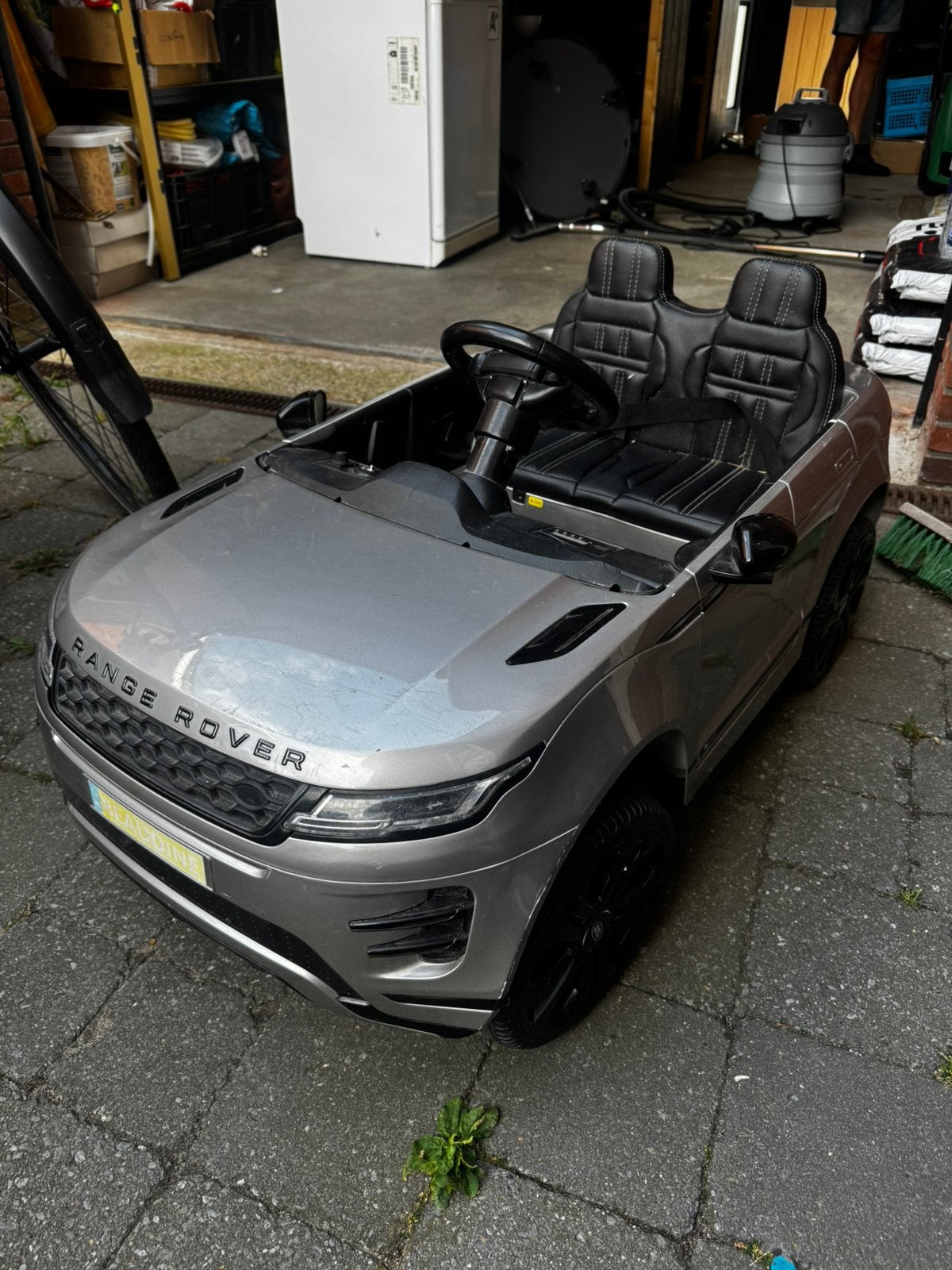 Kinderauto RangeRoverEvoque,12 volt accu voertuig elektrisch, Ophalen, Gebruikt
