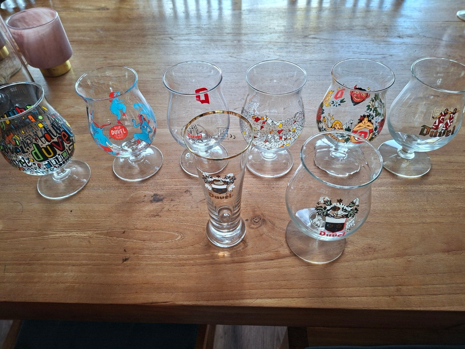 Diverse Duvel Glazen Collectie - Unieke Ontwerpen, Ophalen of Verzenden