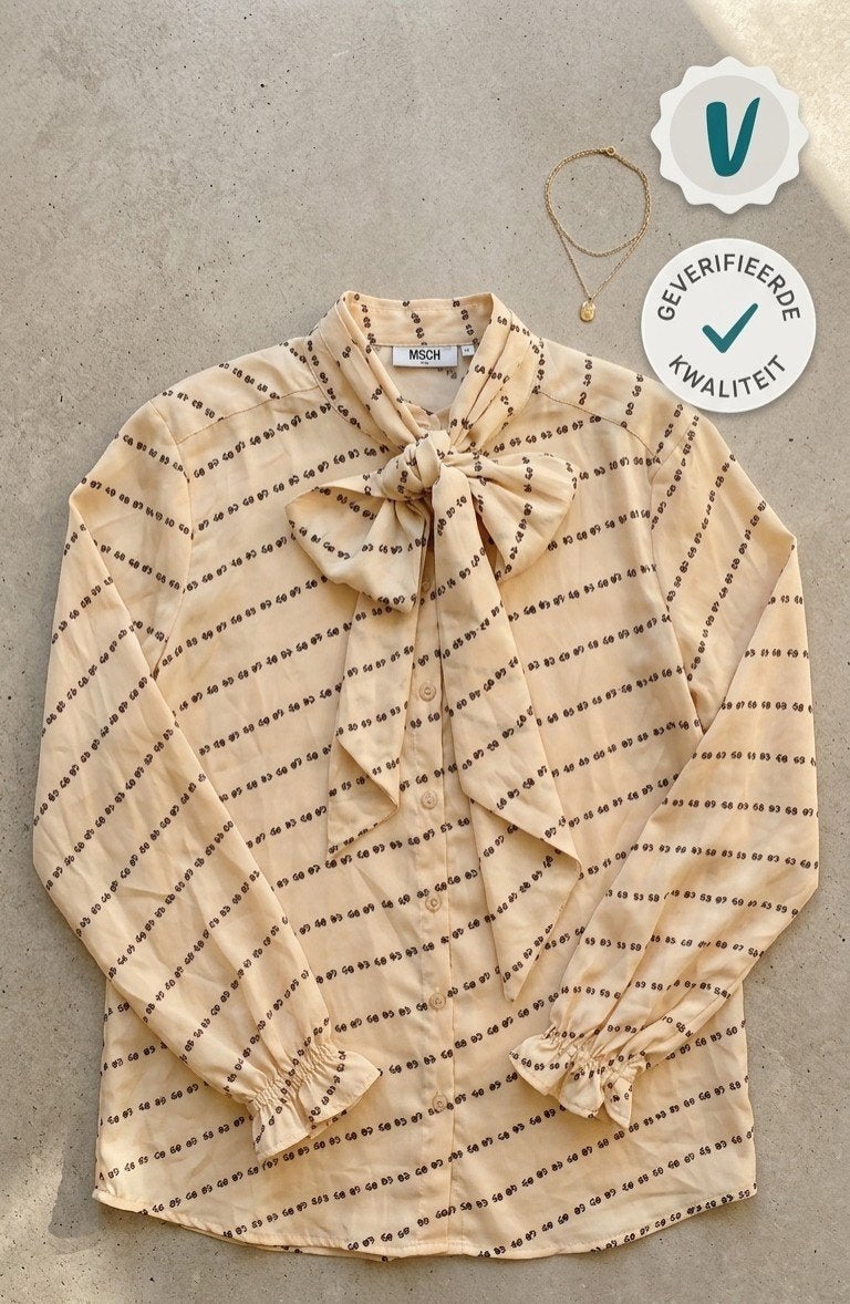 Nieuwe blouse Saint Tropez 38, Maat 38/40 (M), Beige, Nieuw, Ophalen of Verzenden