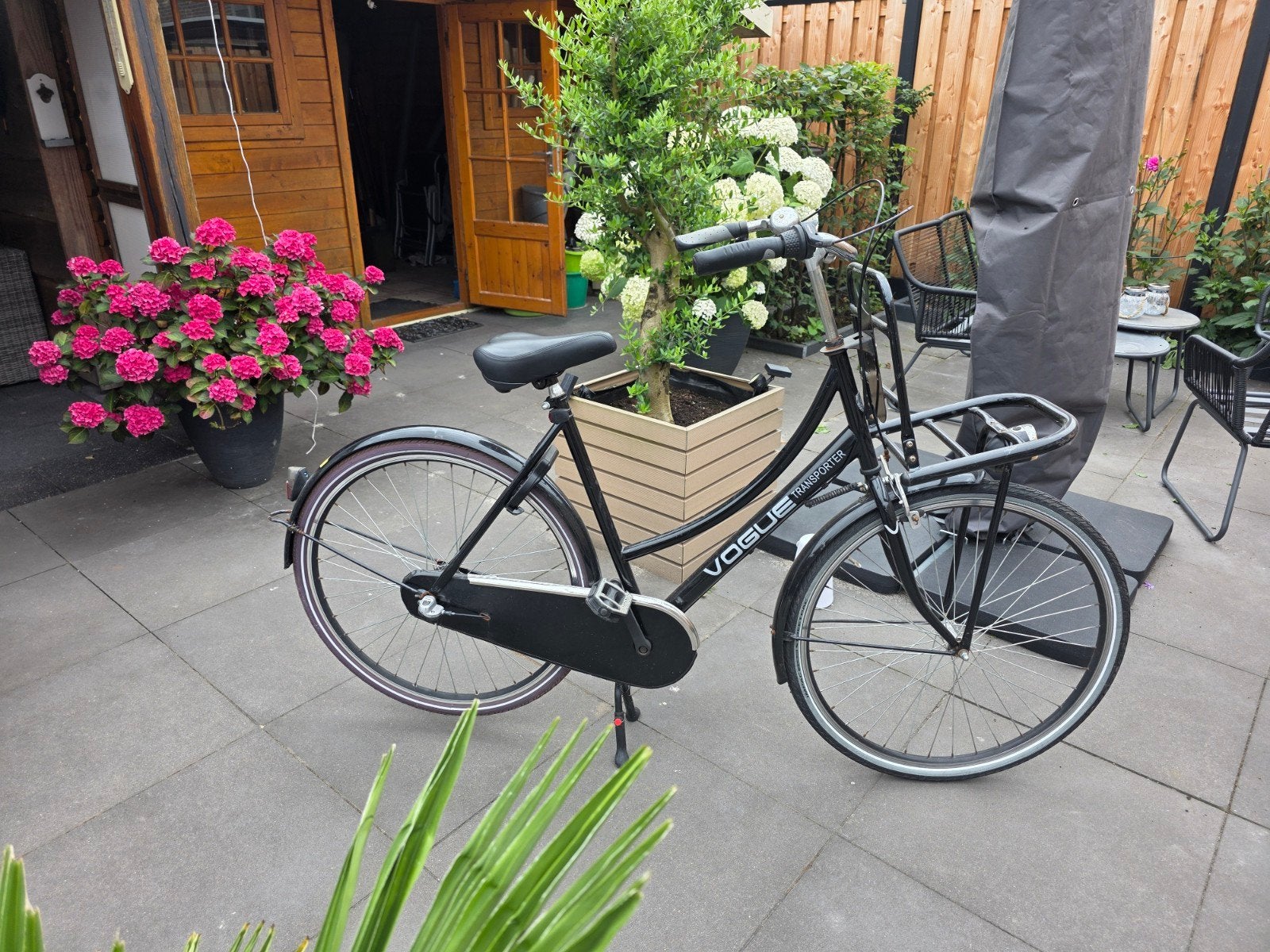 Vogue Transportfiets - Zwart, Zo goed als nieuw, Fietsen en Brommers, Ophalen, Gebruikt, Overige merken