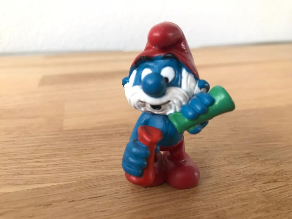 Grote smurf, Verzamelen, Smurfen, Ophalen of Verzenden, Gebruikt, Verschillende Smurfen