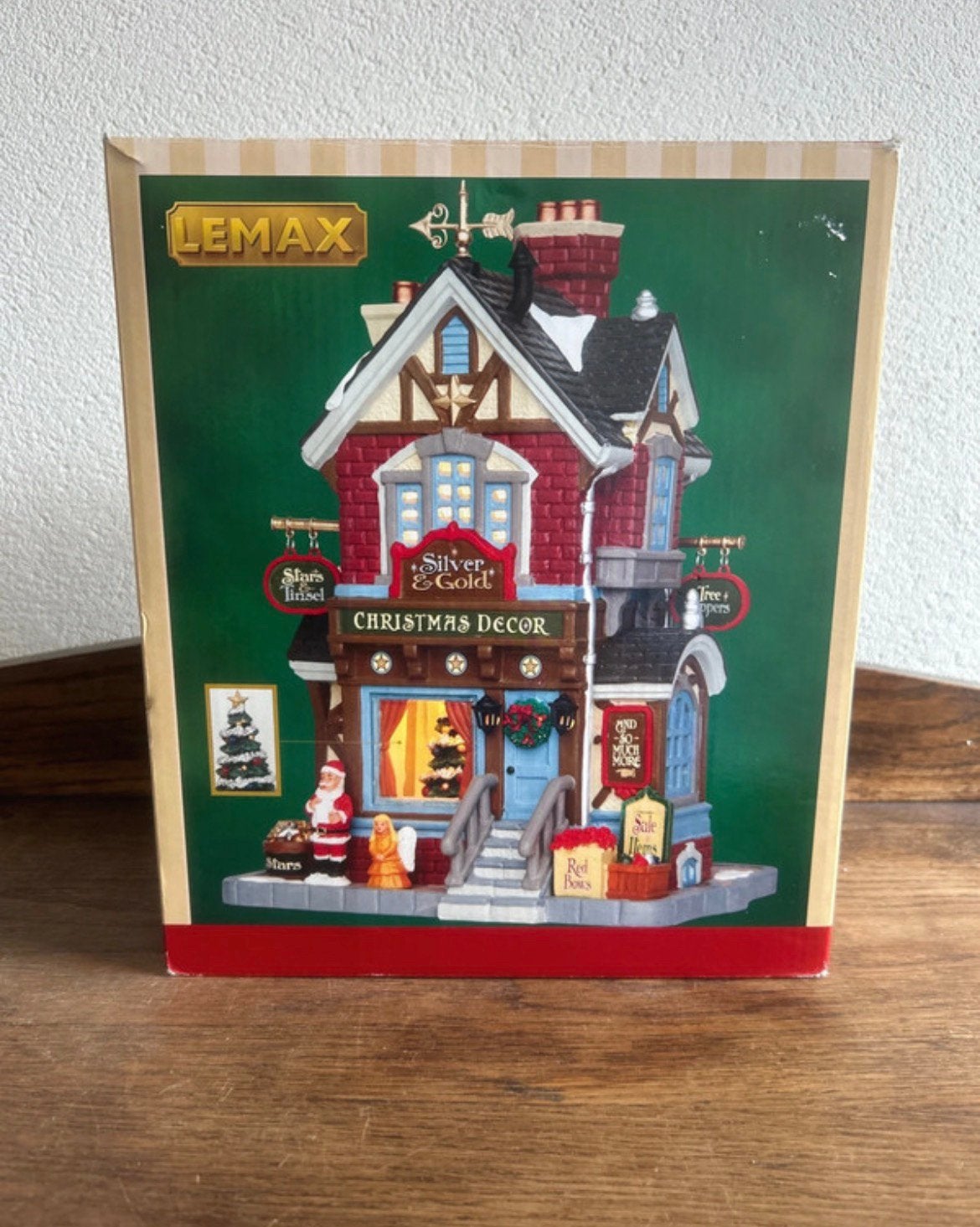 Lemax kersthuis Silver&Gold Christmas Decor NIEUW in doos, Diversen, Ophalen of Verzenden, Nieuw
