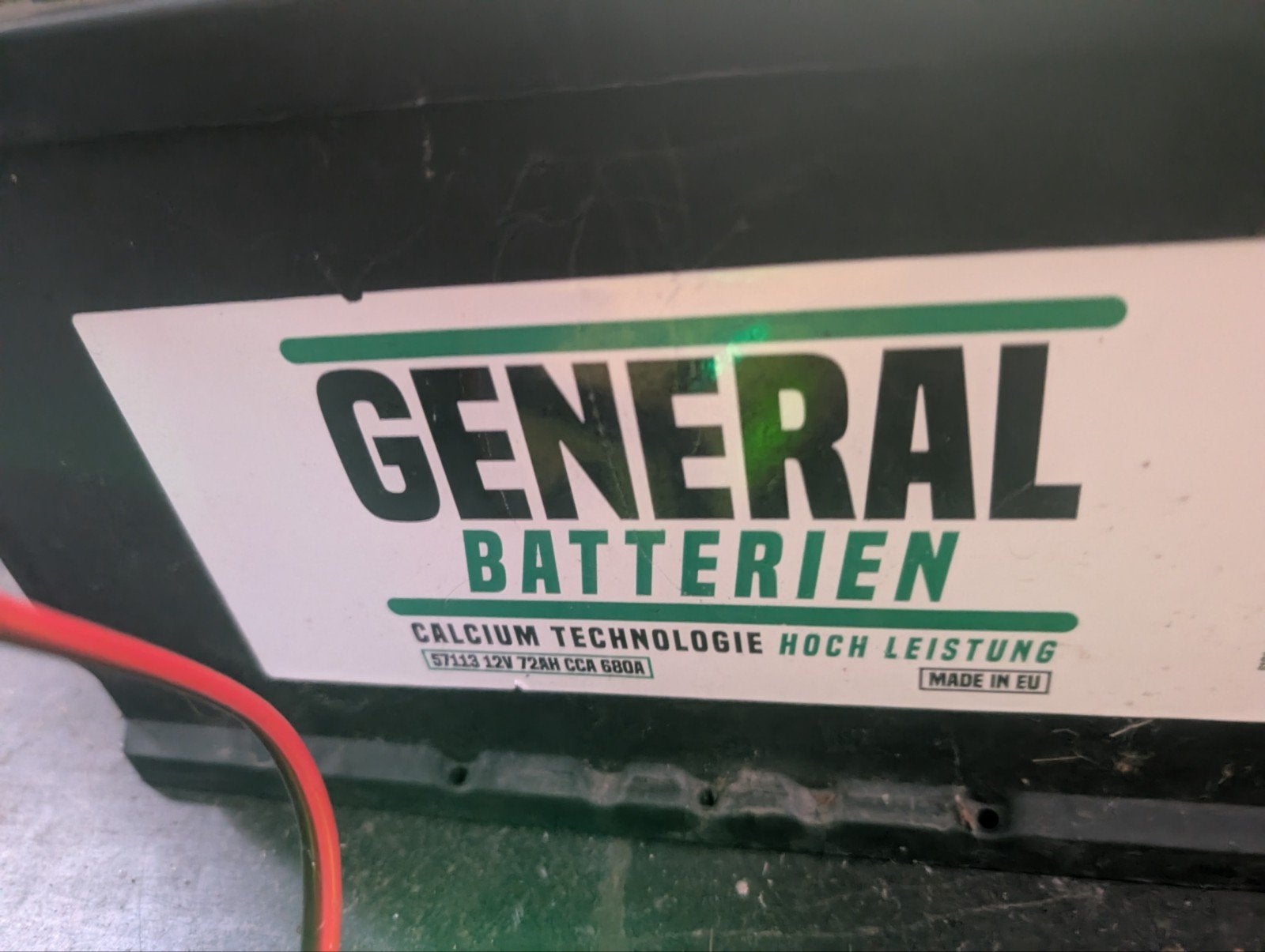 12V 72Ah Auto Accu, Gebruikt, Universele onderdelen