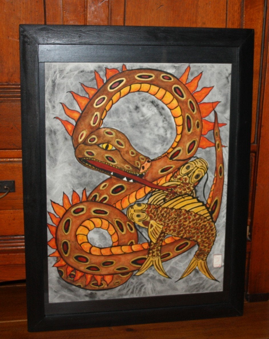 Schilderij Japanse tatoeage Irezumi
Door Bep de Jong geschil, Ophalen