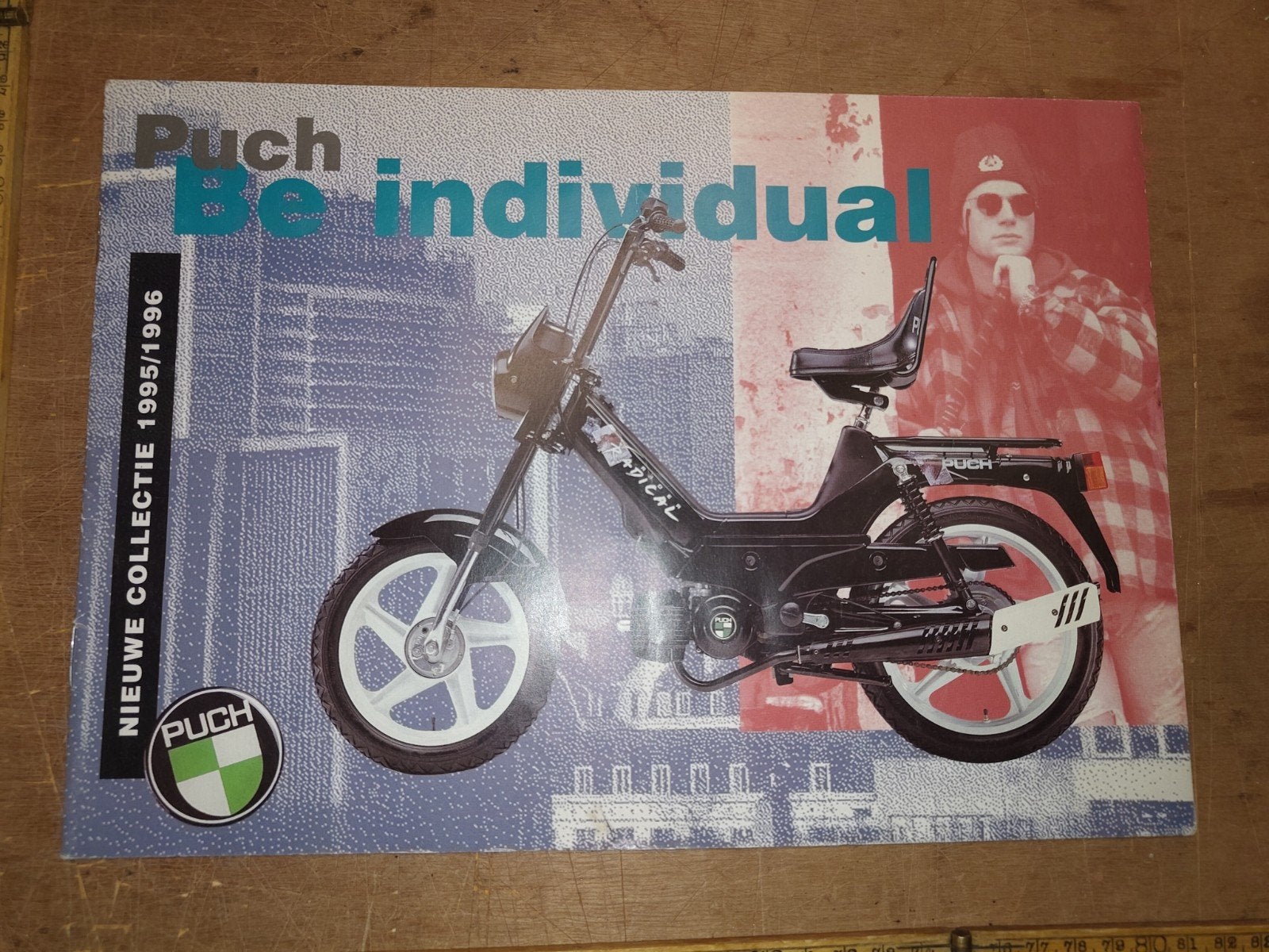 Puch 'Be individual' folder 1995, Fietsen en Brommers, Handleidingen en Instructieboekjes, Ophalen of Verzenden
