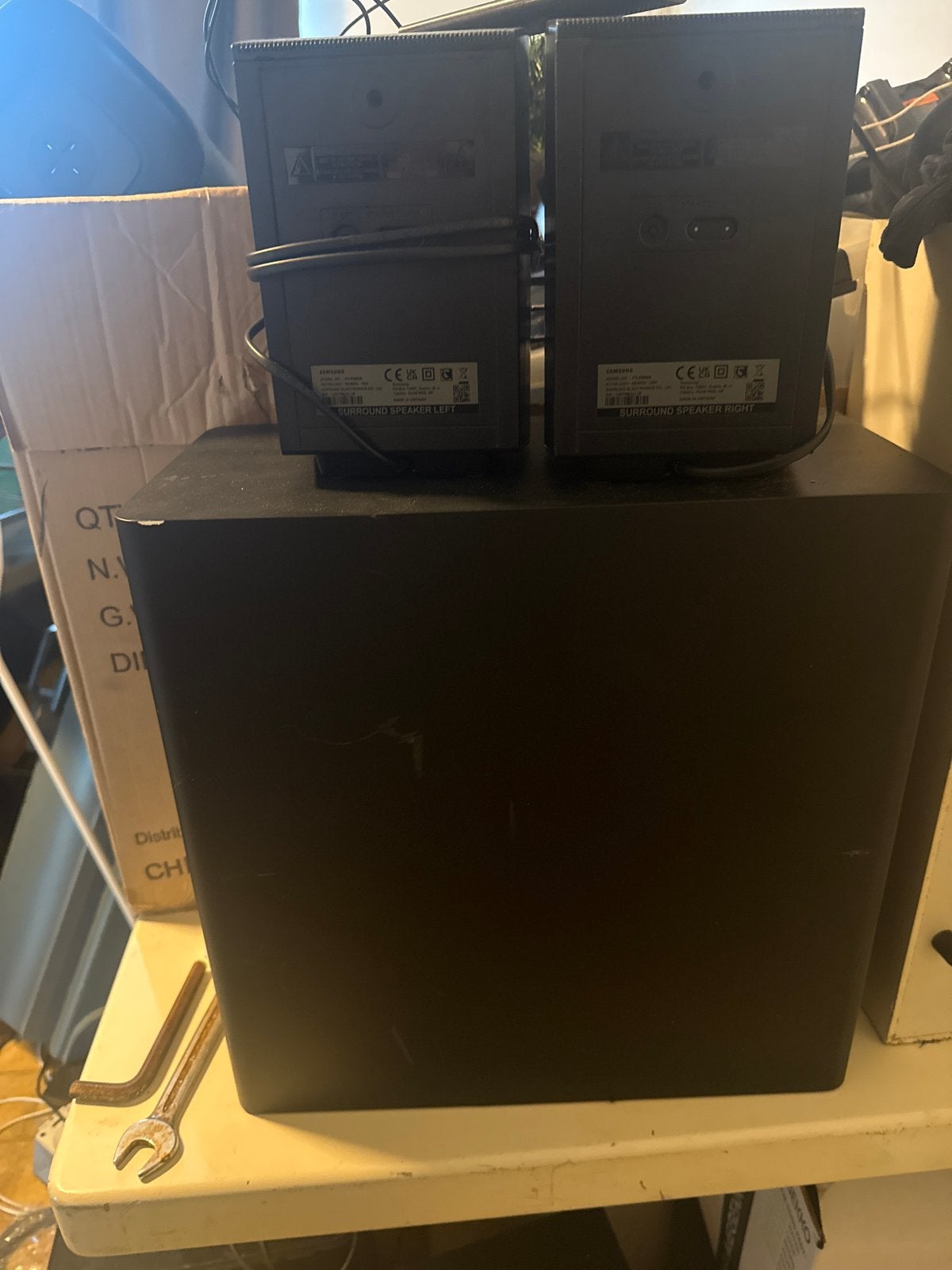 PS-RB96B Surround speaker met Subwoofer zonder soundbar
