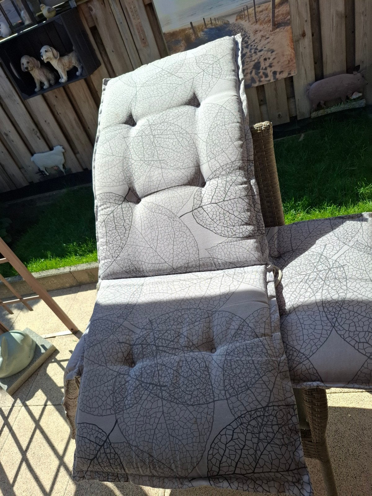 Tuinstoel kussen, Tuin en Terras, Ophalen, Gebruikt