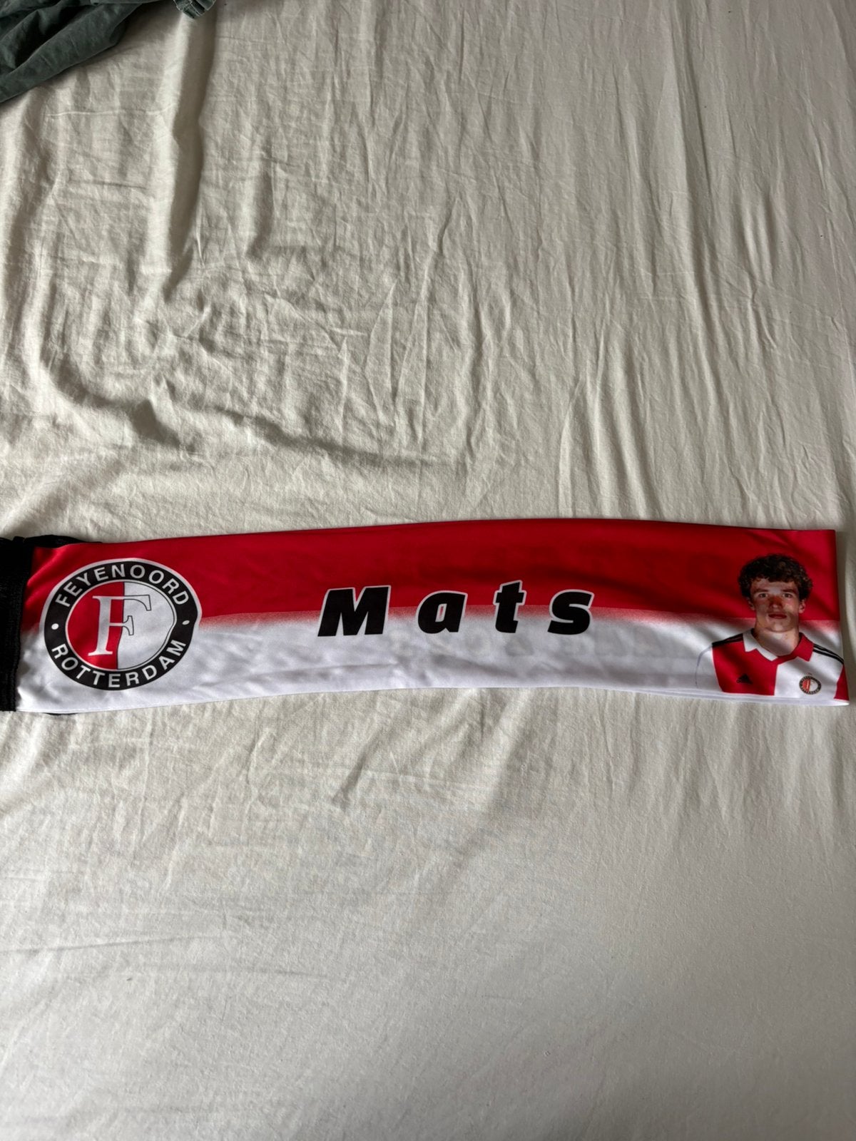 Feyenoord sjaal- Mats Wieffer, Ophalen of Verzenden, Nieuw, Feyenoord, Vaantje of Sjaal