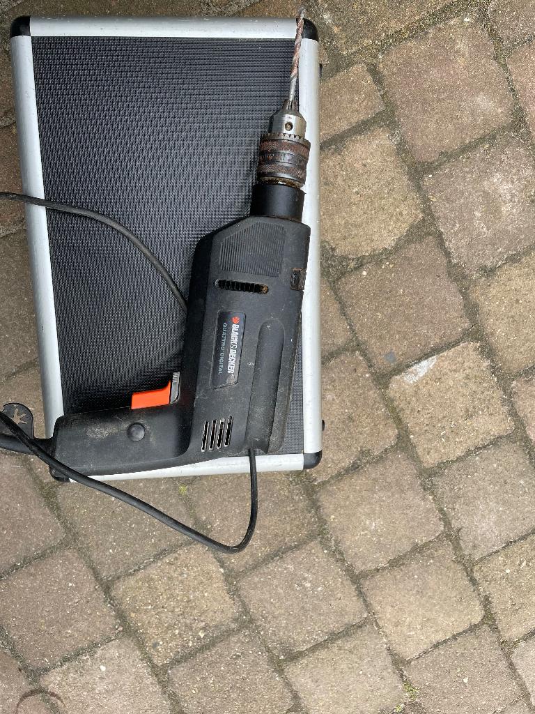 Black &Decker klopboor, Ophalen, Gebruikt