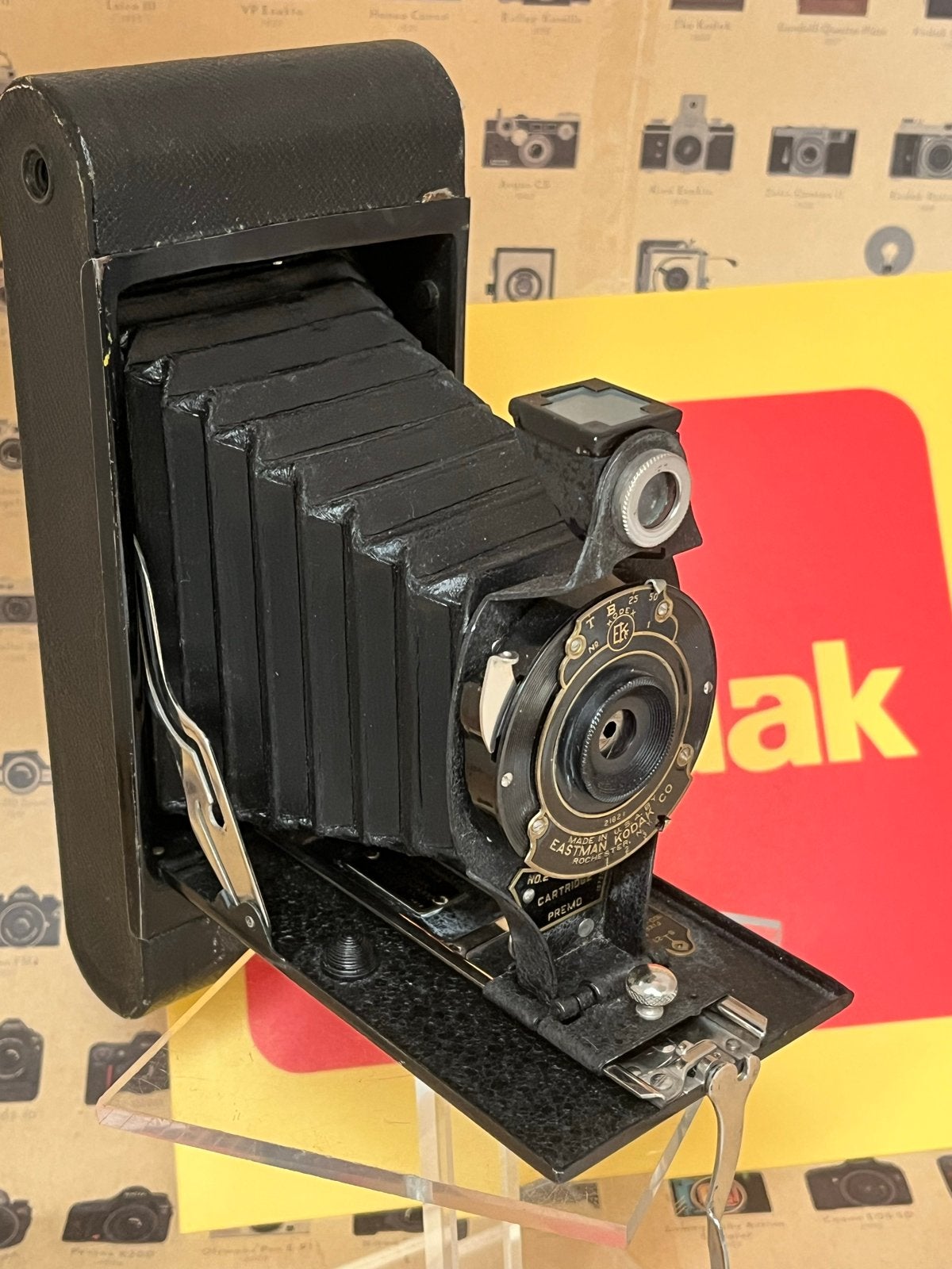 Vintage Eastman Kodak No. 2AFolding Cartridge Premo Camera, Ophalen of Verzenden, Voor 1940, Fototoestel