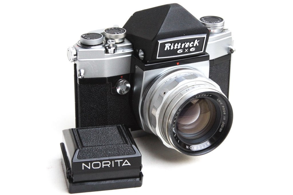 Rittreck 6x6 + Rittron 2/80mm | Analoge camera, Ophalen of Verzenden, Zo goed als nieuw, Spiegelreflex, Overige Merken