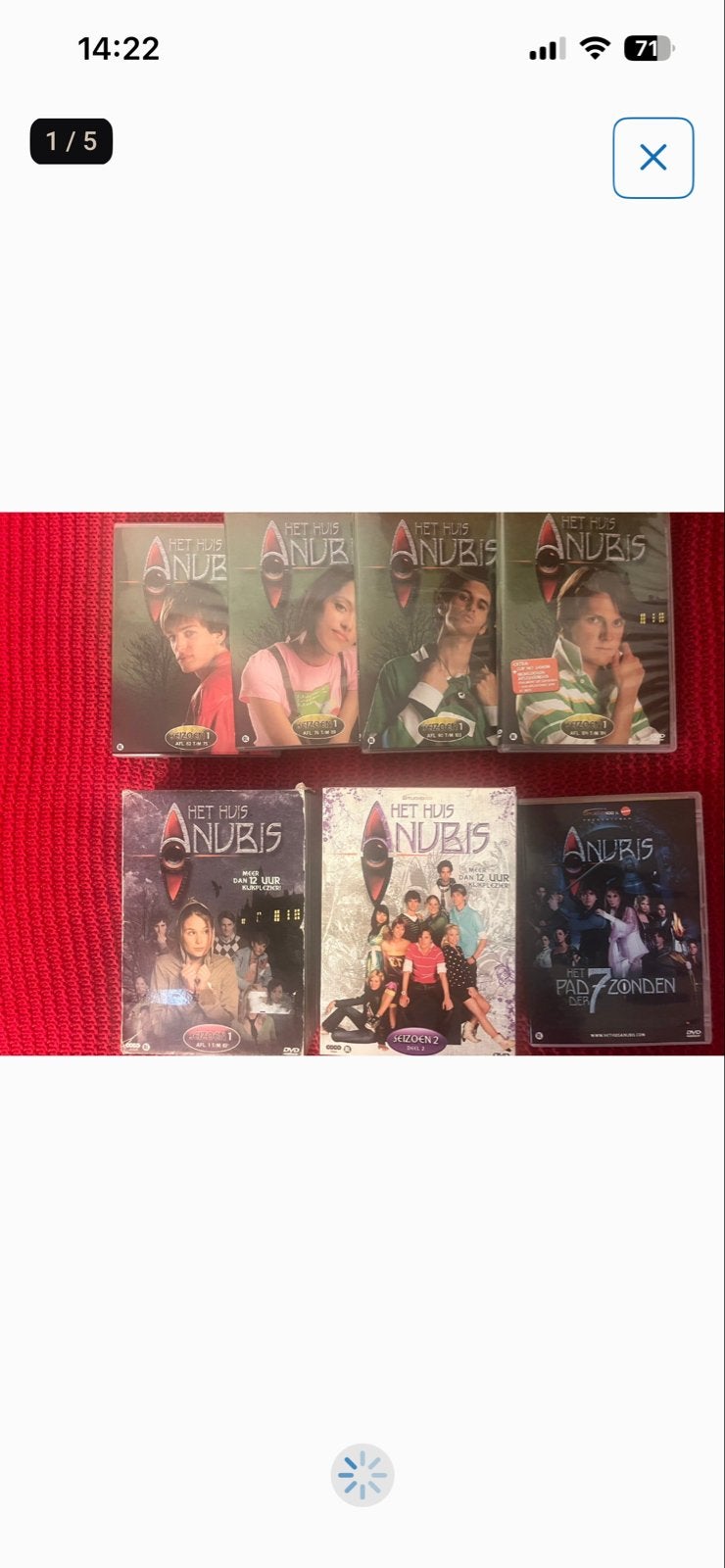 Het Huis Anubis DVD Collectie: Seizoenen en Film, Gebruikt, Seizoen 1, Alle leeftijden, Overige genres