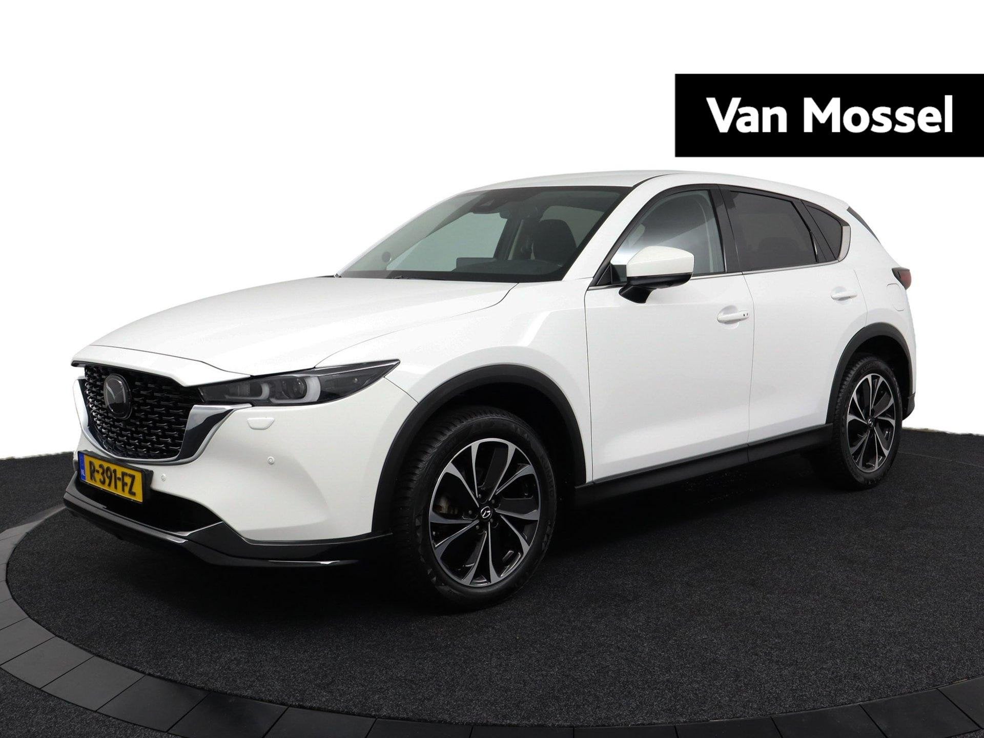 Mazda CX-5 2.0 SkyActiv-G 165 Luxury Automaat | Apple Carpla, Gebruikt, 4 cilinders, Wit, Origineel Nederlands