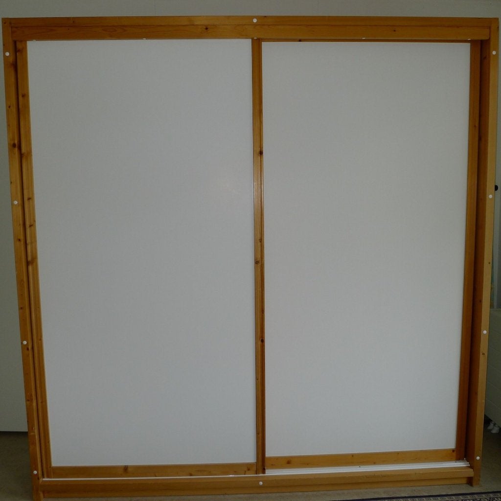 Lundia kledingkast met schuifdeuren, Gebruikt, 200 cm of meer, Tijdloze klassieker, 200 cm of meer