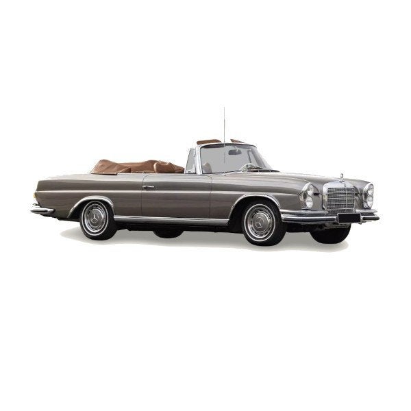 Mercedes Benz 280 SE Cabriolet 1969 Grijs Schaal 1/18 Norev, Auto, Norev, Ophalen of Verzenden, Norev