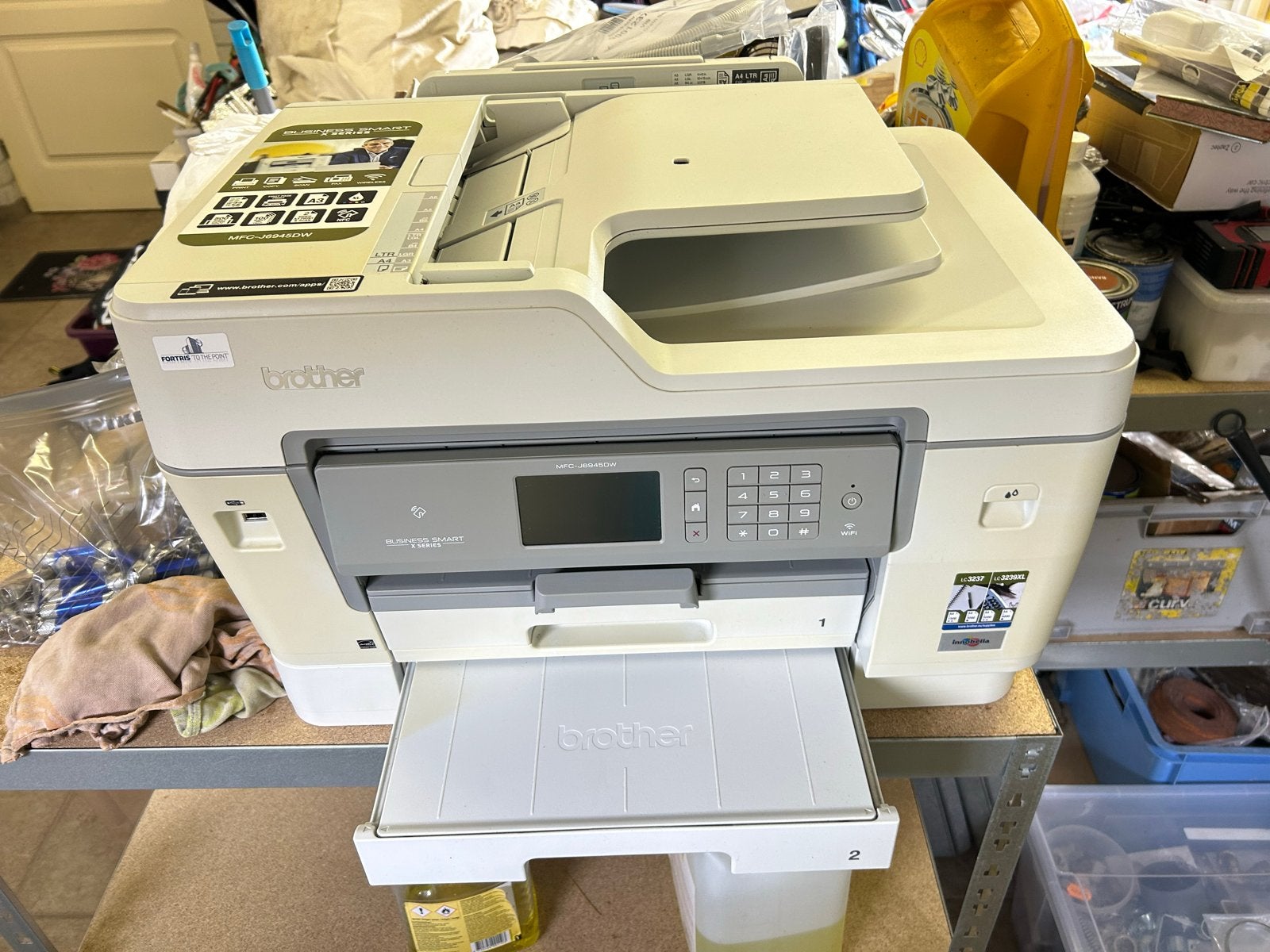 Brother MFC-J6945DW A3/A4 kleurenprinter - Zo goed als nieuw, Computers en Software, Ophalen, Faxen, Inkjetprinter, All-in-one
