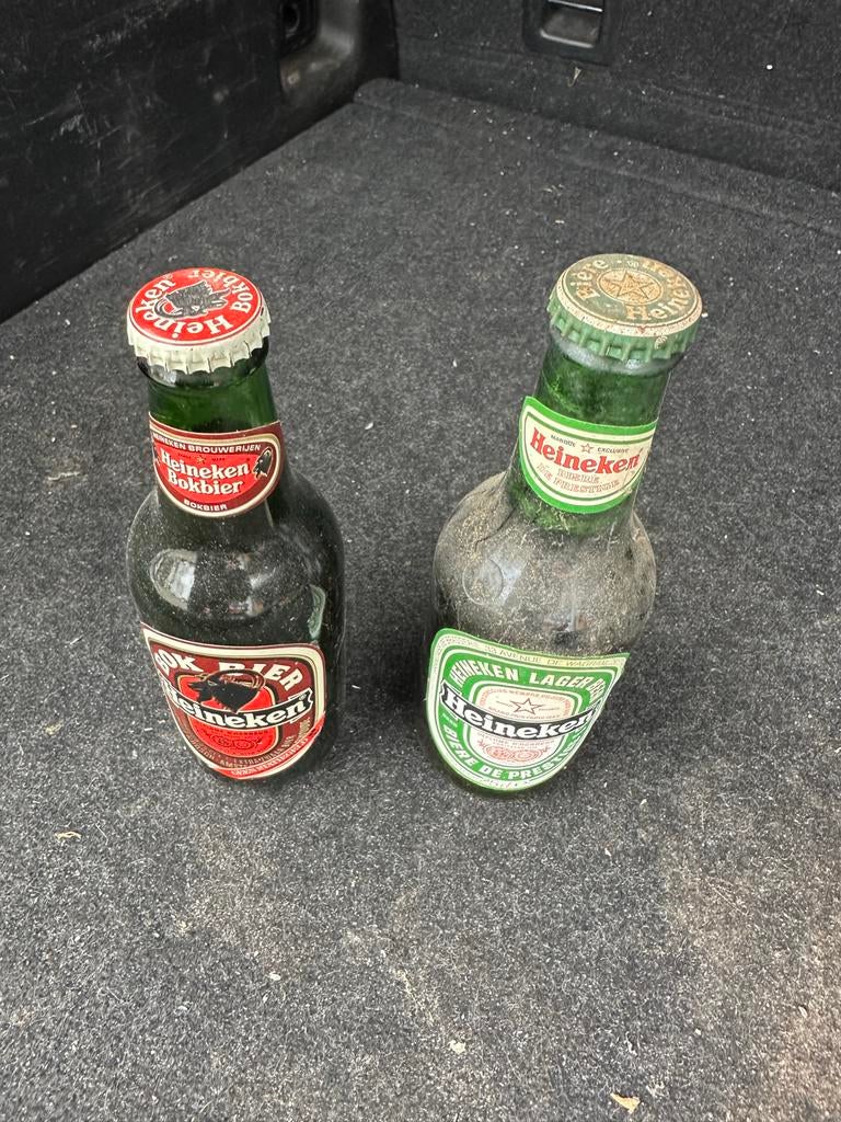 Oude Heineken bierflesjes, Ophalen of Verzenden, Gebruikt, Flesje(s), Heineken