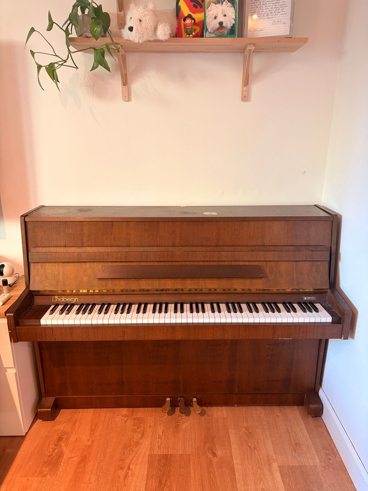 Lindbergh Piano, Ophalen, Gebruikt, Bruin, Piano