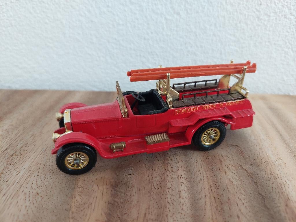 Matchbox Models of yesteryear 1:43 Rolls Royce Brandweerauto, Gebruikt, Ophalen of Verzenden, Matchbox, Auto
