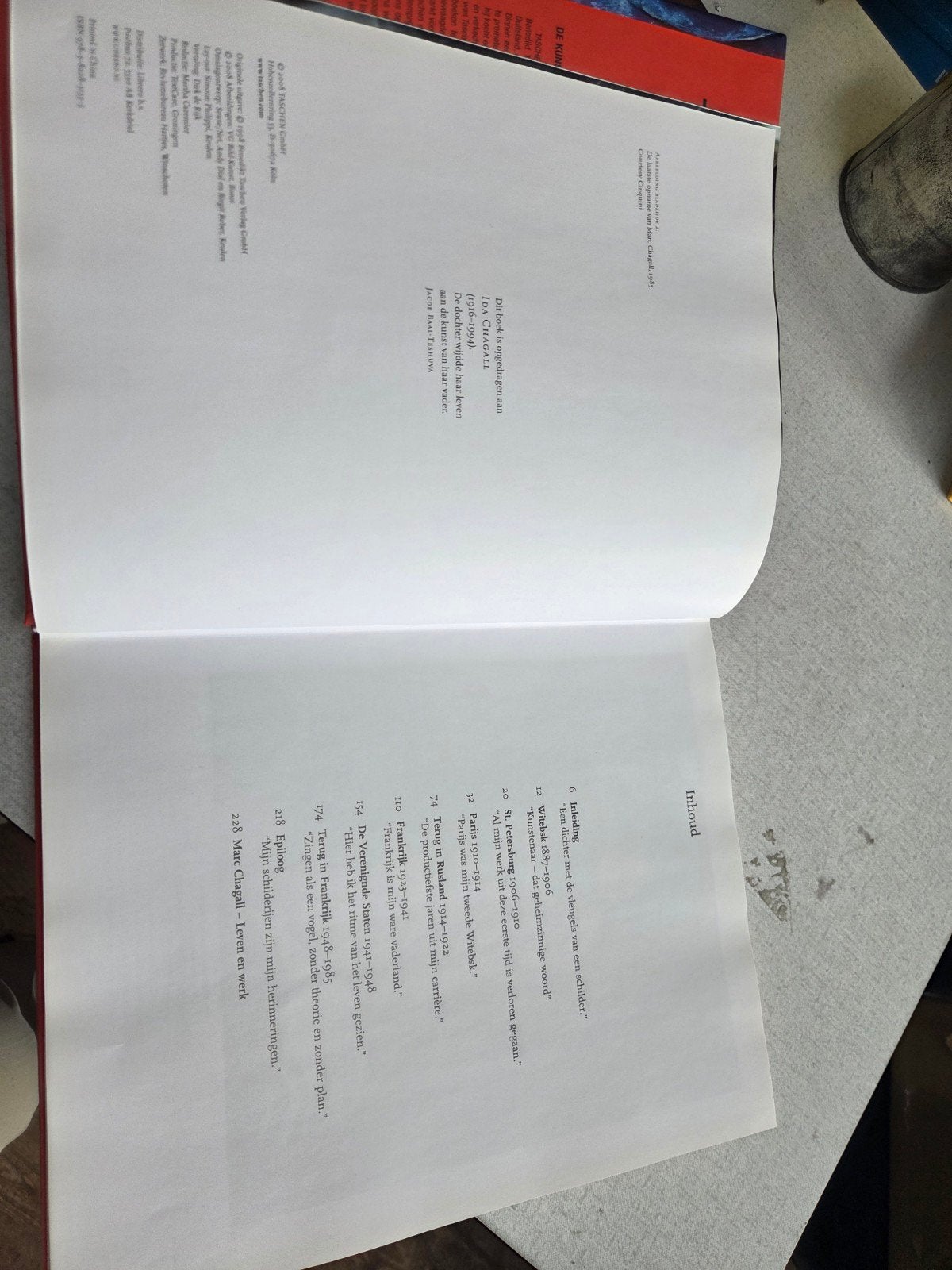 Chagall Kunstboek - Jacob Baal-Teshuva - Taschen, Boeken, Ophalen of Verzenden, Gelezen, Schilder- en Tekenkunst, Jacob Baal-Teshuva