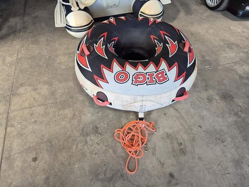 Band achter boot ( eventueel met boot ), Ophalen, Gebruikt, Minder dan 130 cm, Funband of Funtube