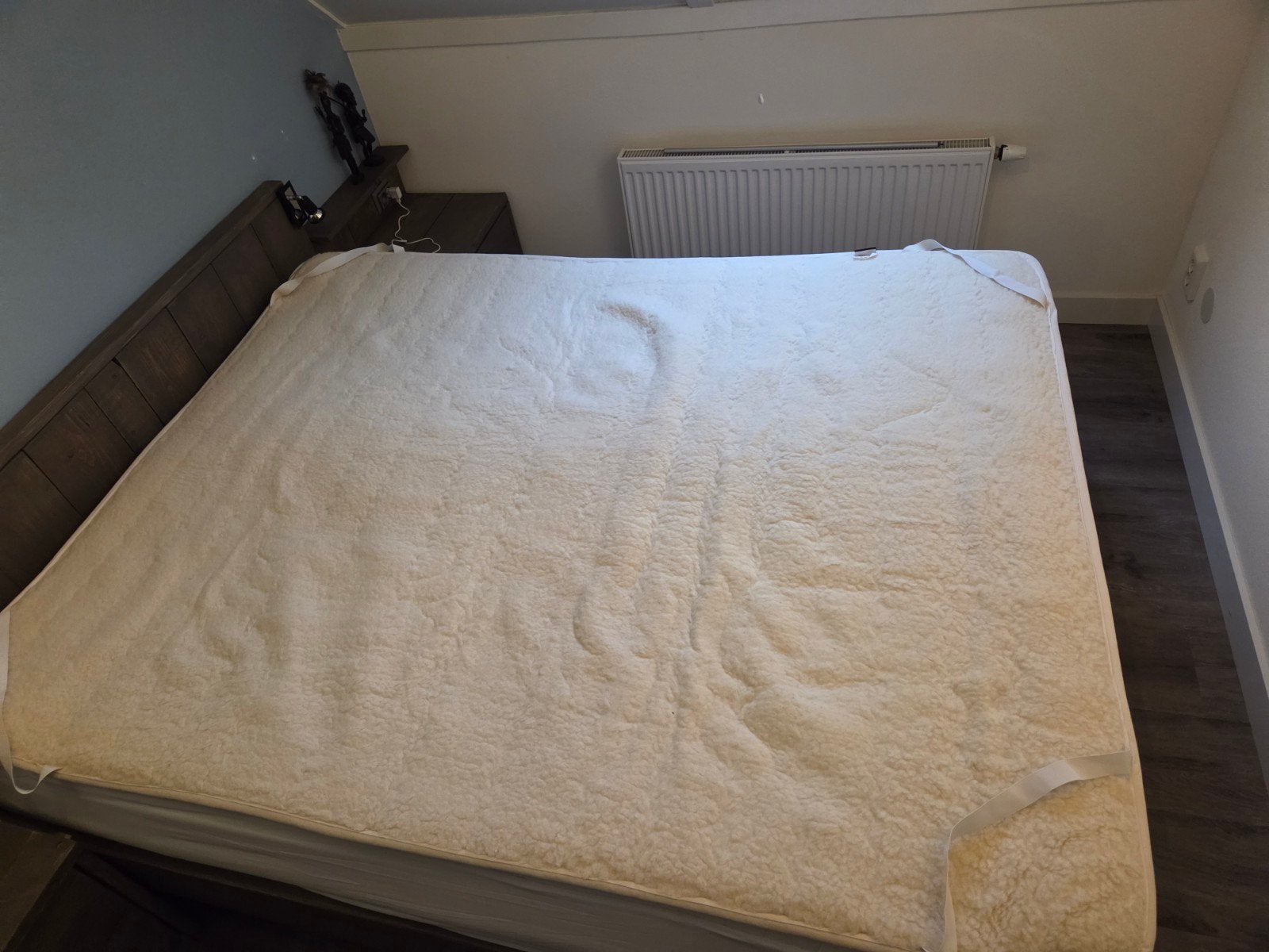 Capas Merino Wollen Onderdeken 160x200, Ophalen, Beige, Zo goed als nieuw, Overige merken