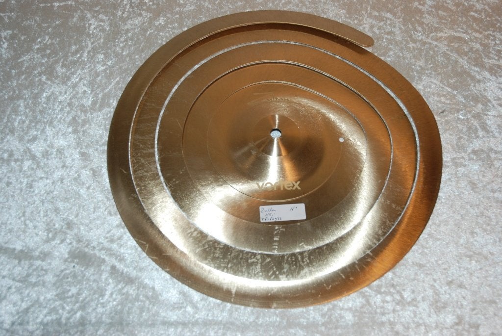 Zultan Spiral crash 16 inch  <26260922>, Gebruikt, ., Drums of Percussie, Ophalen of Verzenden
