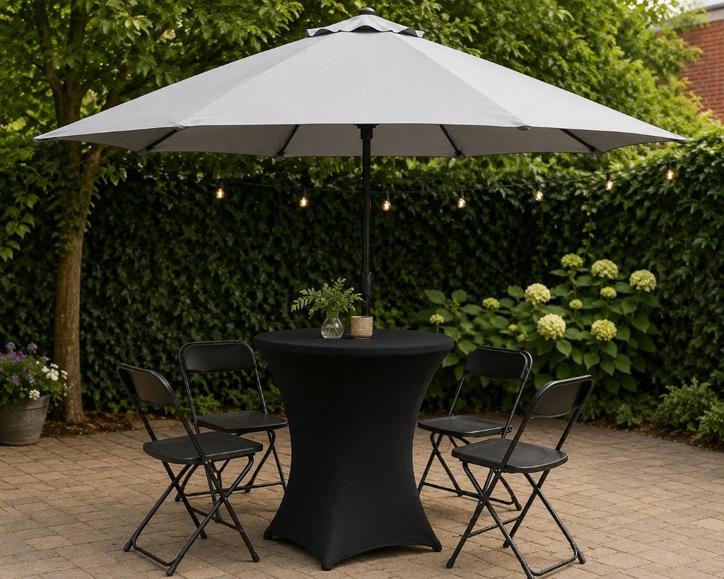 Parasol | Verhuur €5 p/dag, Ophalen of Verzenden, Nieuw, Overige