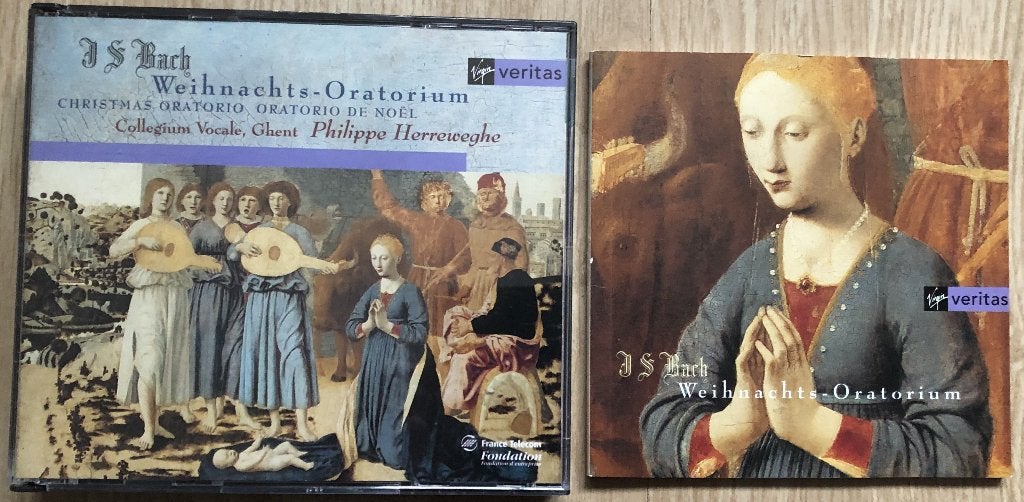 BACH - WEIHNACHTS-ORATORIUM - HERREWEGHE - BOXSET 2 CD, Boxset, Ophalen of Verzenden, Zo goed als nieuw, Oratorium