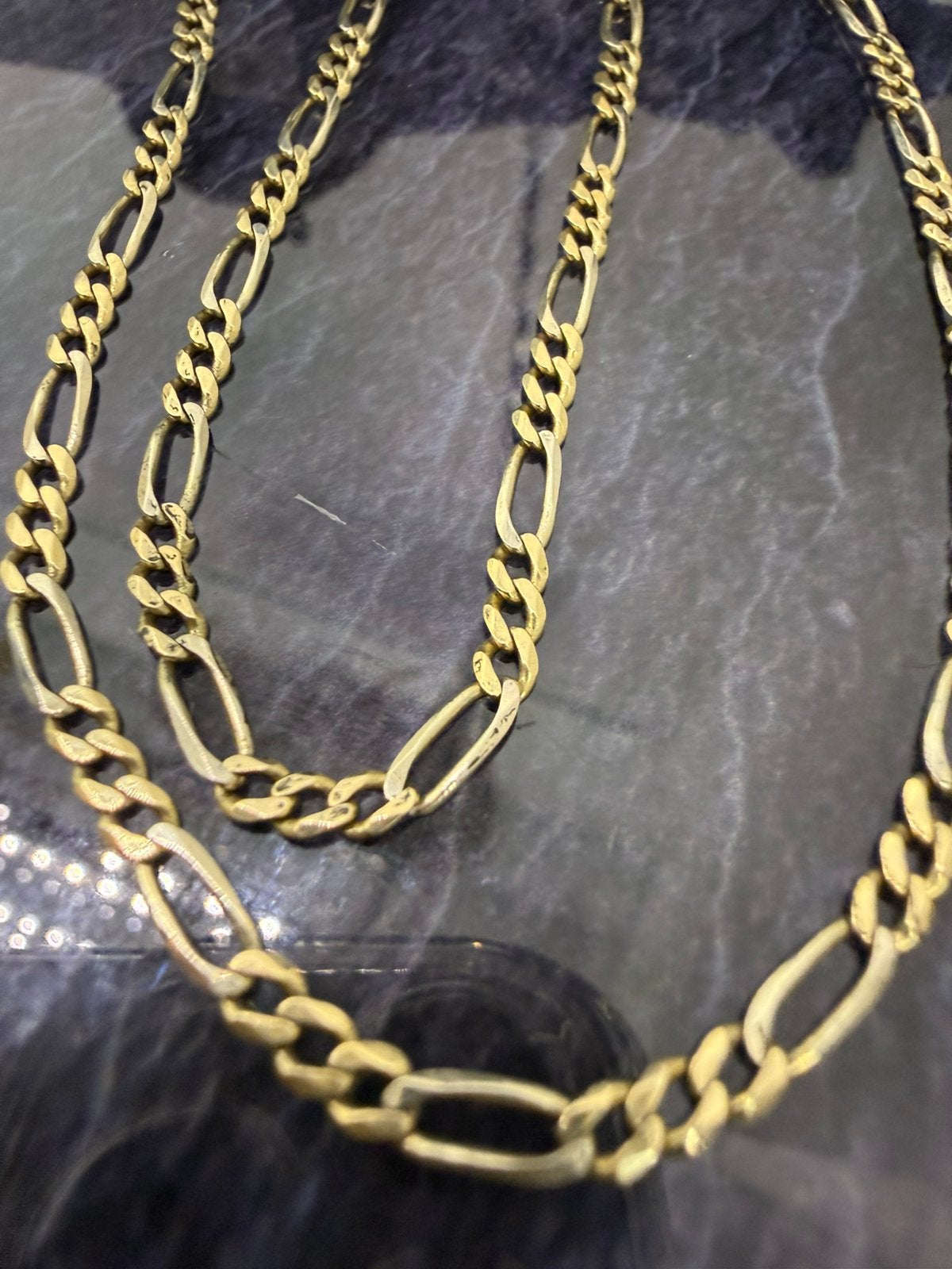 Prachtige 14 karaats gouden figaro ketting, Sieraden, Tassen en Uiterlijk, Kettingen, Ophalen of Verzenden, Zo goed als nieuw