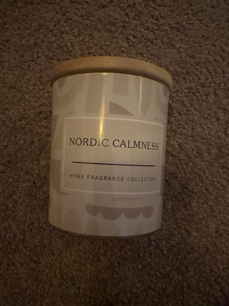 Geurkaars 'Nordic Calmness' - Home Fragrance Collection, Overige materialen, Gebruikt, Ophalen of Verzenden, Crème
