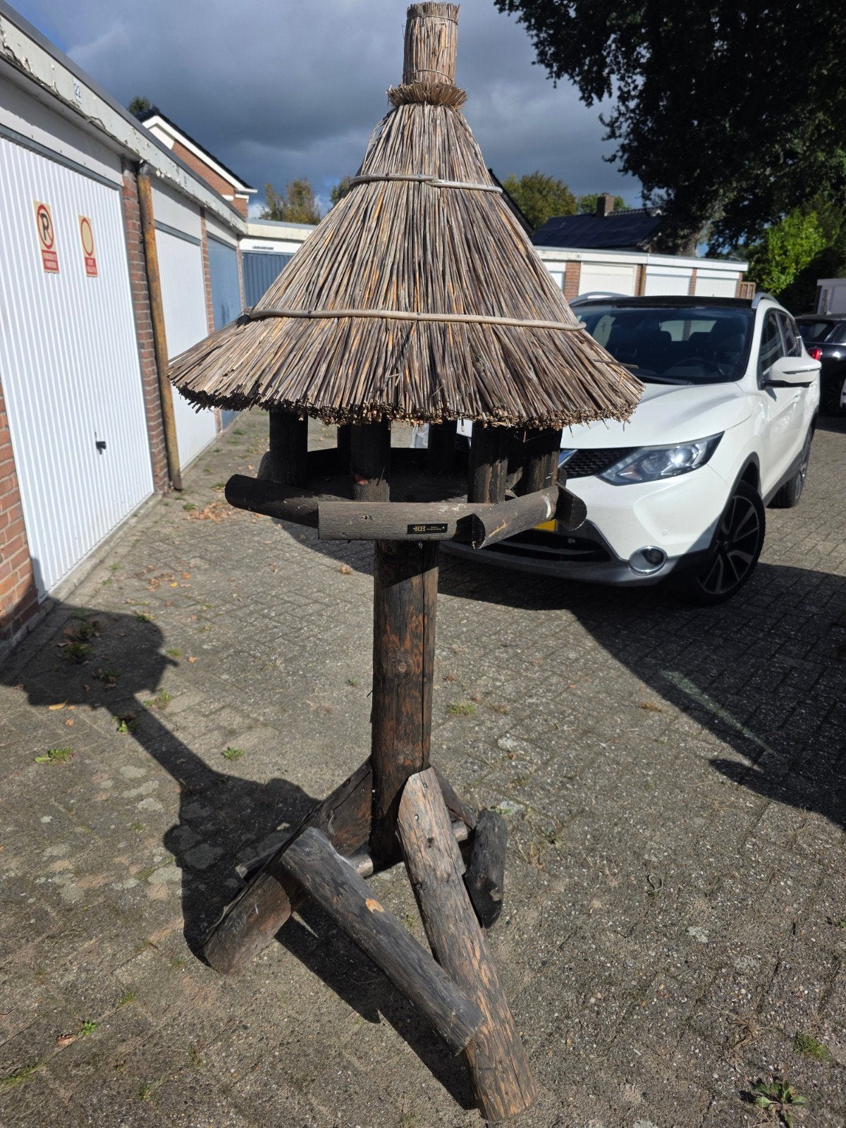 Robuust Vogelhuis op Paal - Raben Houtbewerking, Ophalen, Gebruikt