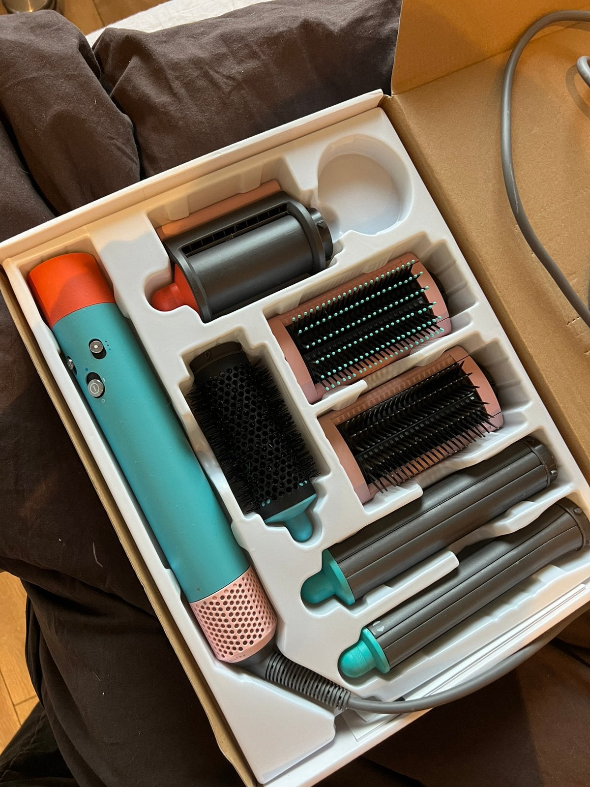 Airwrap multi-styler krulföhn föhnborstel krullen föhn, Ophalen of Verzenden, Zo goed als nieuw, Föhn of Haardroger