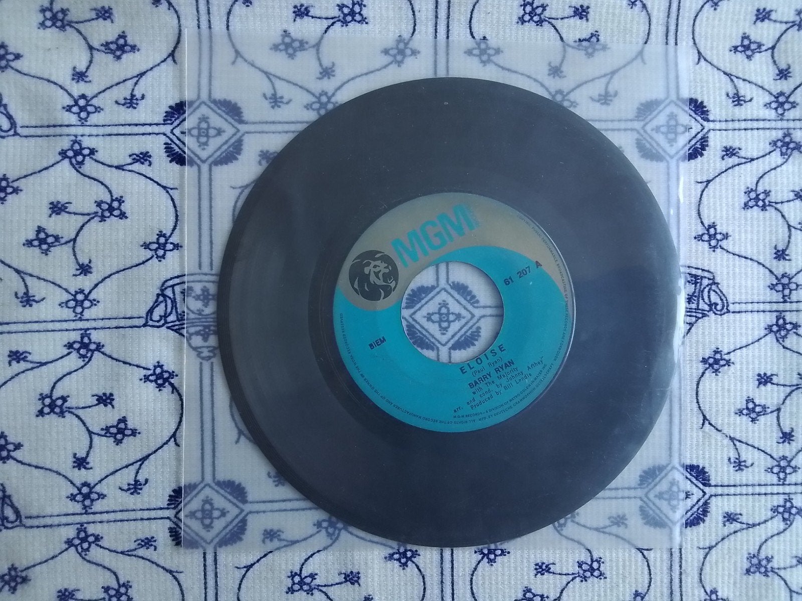 Barry ryan              Eloise, Cd's en Dvd's, Ophalen of Verzenden, Zo goed als nieuw, 7 inch, Pop