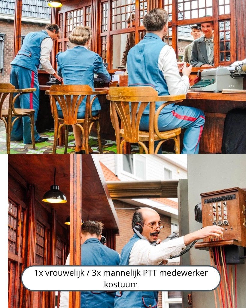 PTT mederwerkers kostuums te koop, Ophalen of Verzenden, Zo goed als nieuw, Overige typen