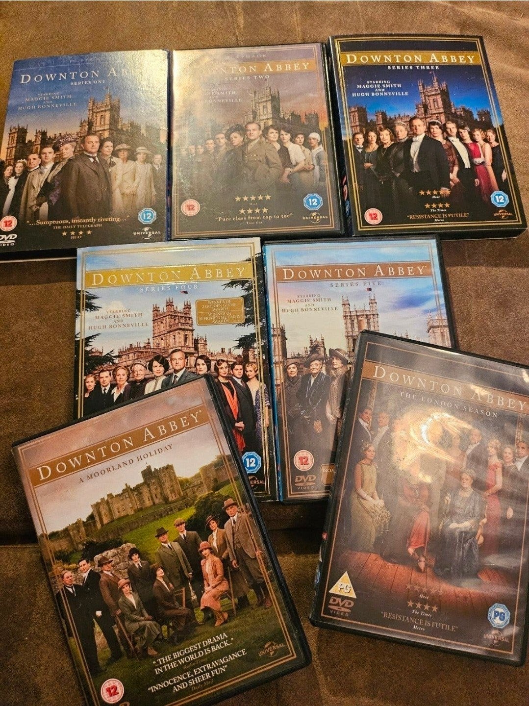 Downton Abbey Seizoen 1 t/m 5 + 2 Specials, Engels, Ophalen of Verzenden, Zo goed als nieuw, Vanaf 12 jaar