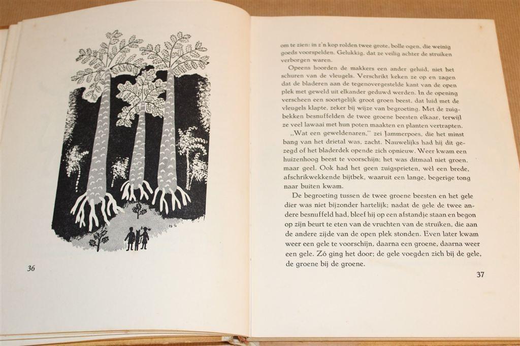 De Avonturen van Jammerpoes — Vintage Boek 1941 — Jo Otten, Ophalen of Verzenden, Gelezen, Fictie algemeen