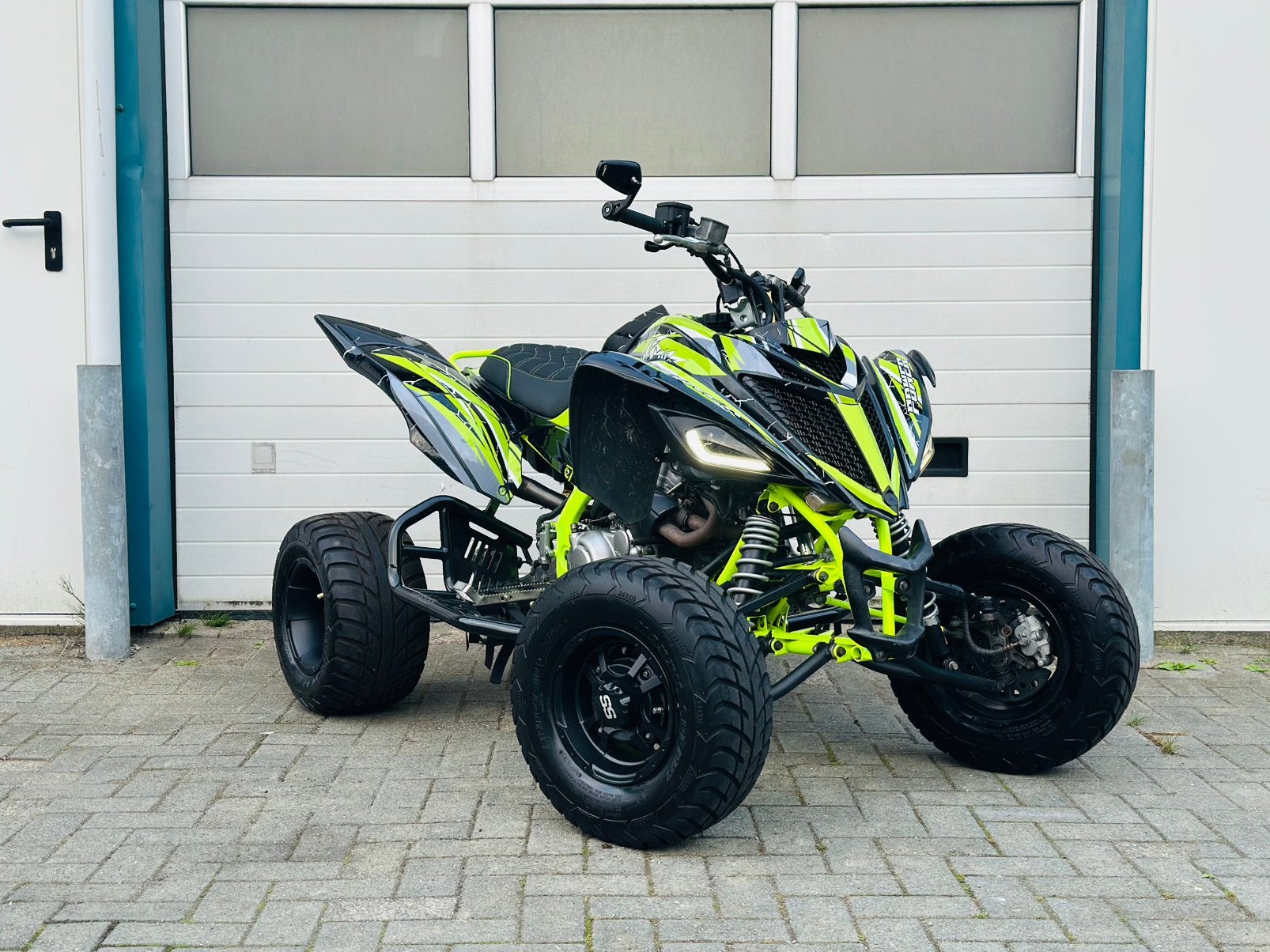 Zeer Dikke Yamaha Raptor 700 Neon Geel Opgebouwd !