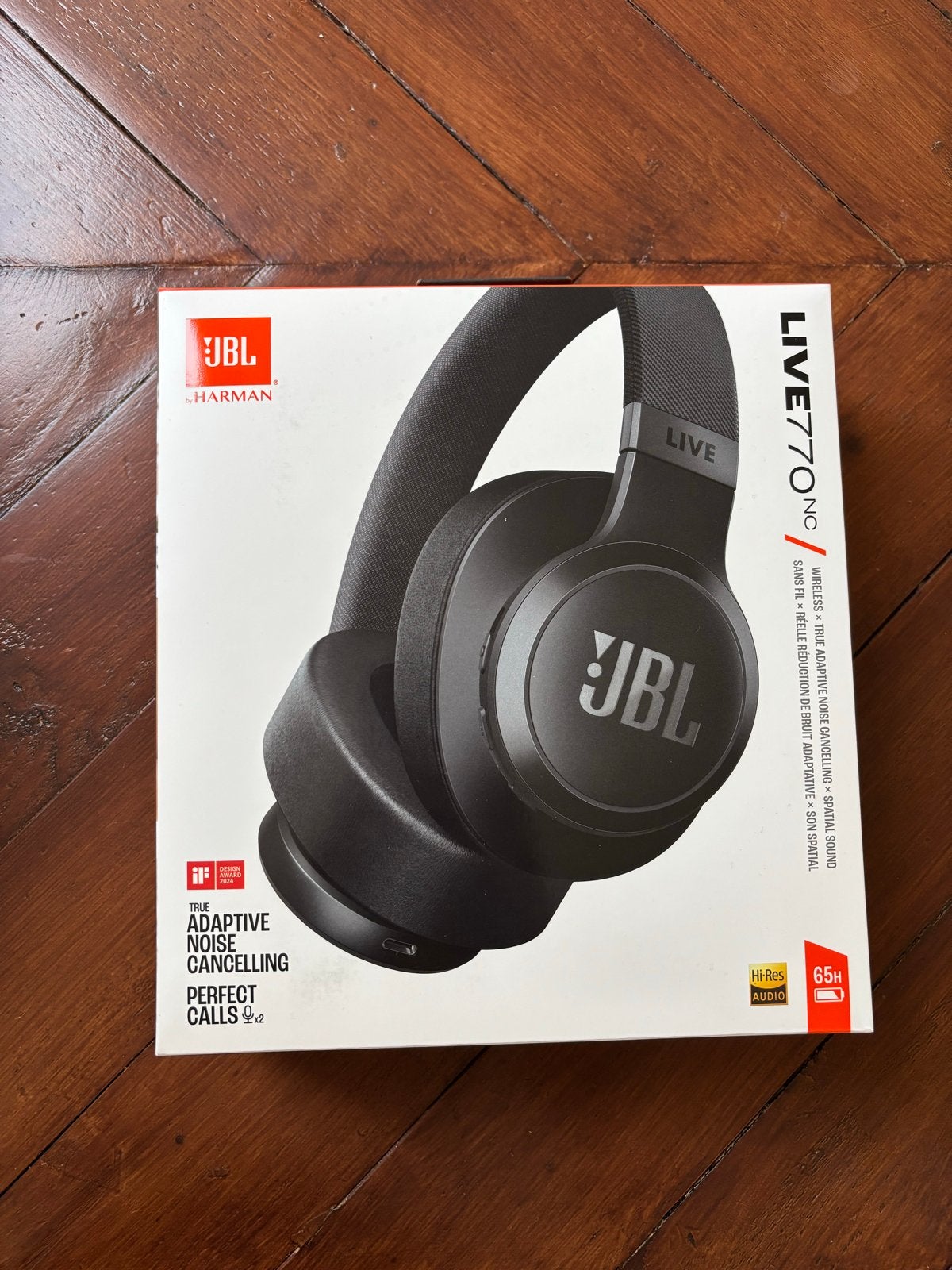 JBL Live 770NC Draadloze Over-ear Koptelefoon Zwart, JBL, Bluetooth, Ophalen of Verzenden, Zo goed als nieuw