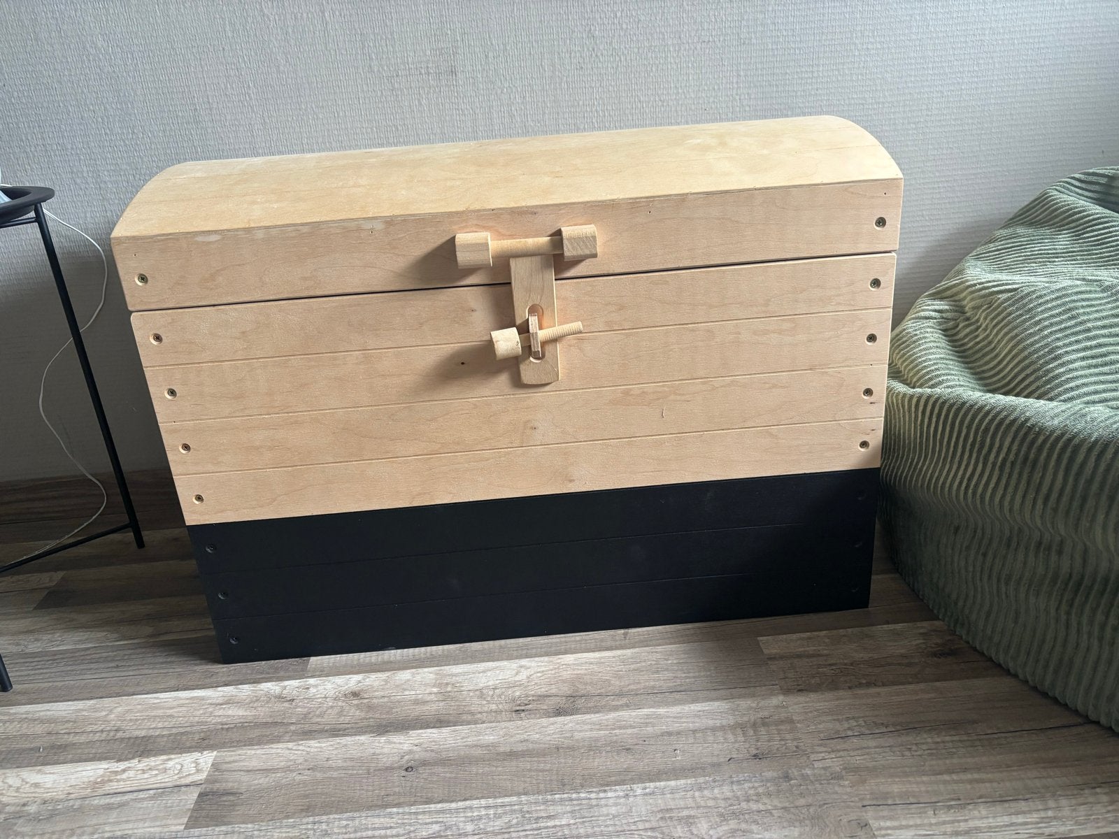 Grote houten opbergkist met deksel, Ophalen, 50 – 75, Gebruikt, 100 tot 150 cm