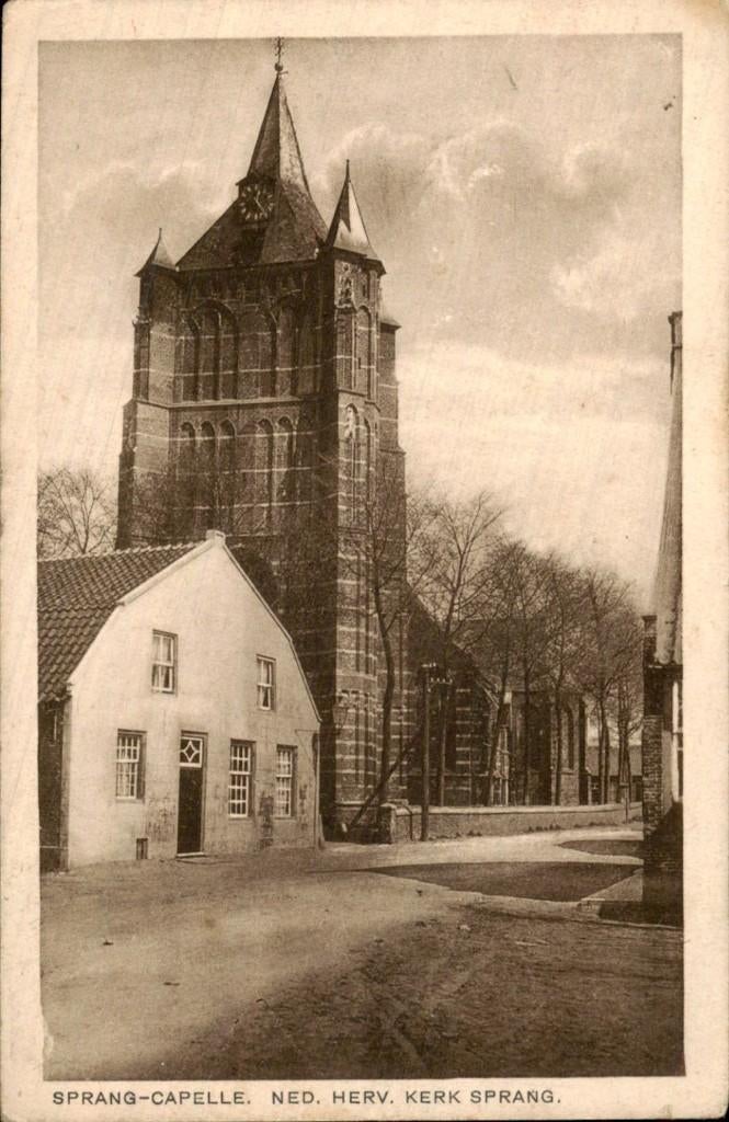 Sprang-Capelle - Ned. Herv. Kerk - Sprang, Ophalen of Verzenden, 1920 tot 1940, Gelopen, Noord-Brabant