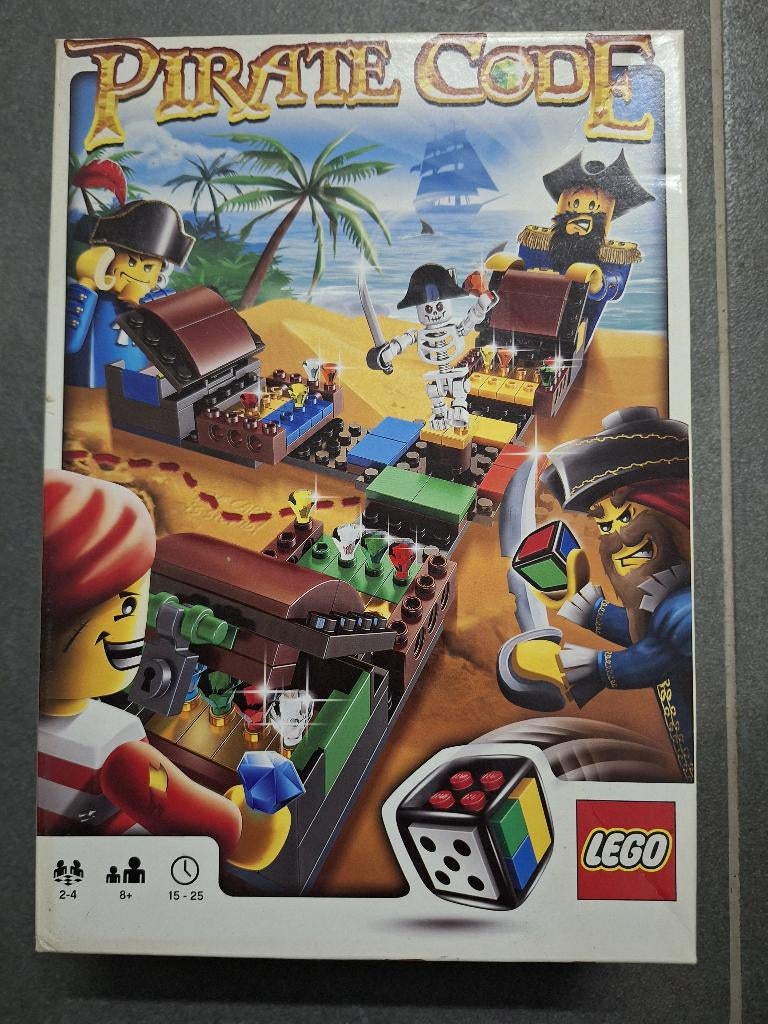 Lego Pirate Code spel, Een of twee spelers, Ophalen of Verzenden, Zo goed als nieuw, LEGO