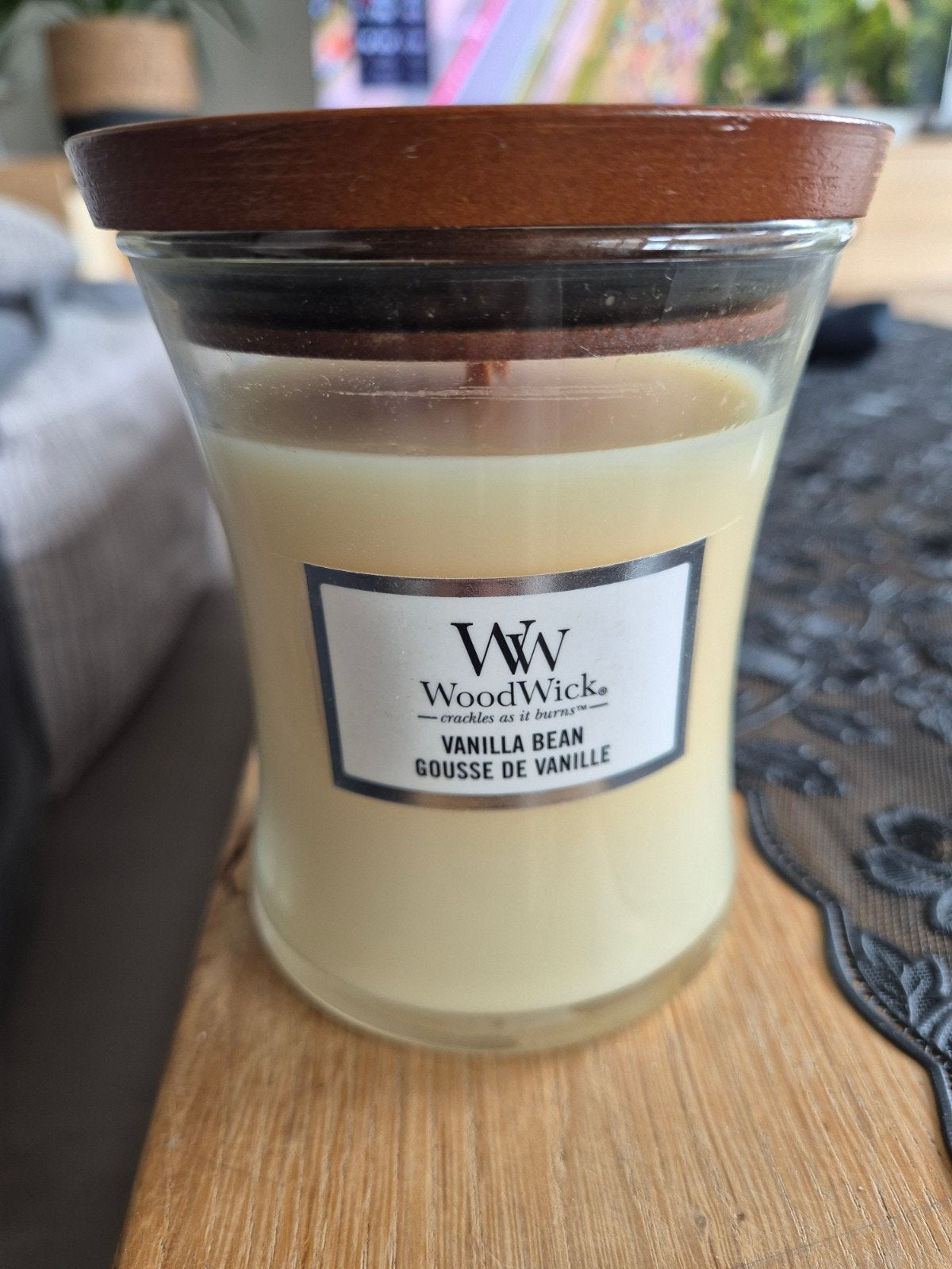 Woodwick kaars vanille, Ophalen of Verzenden