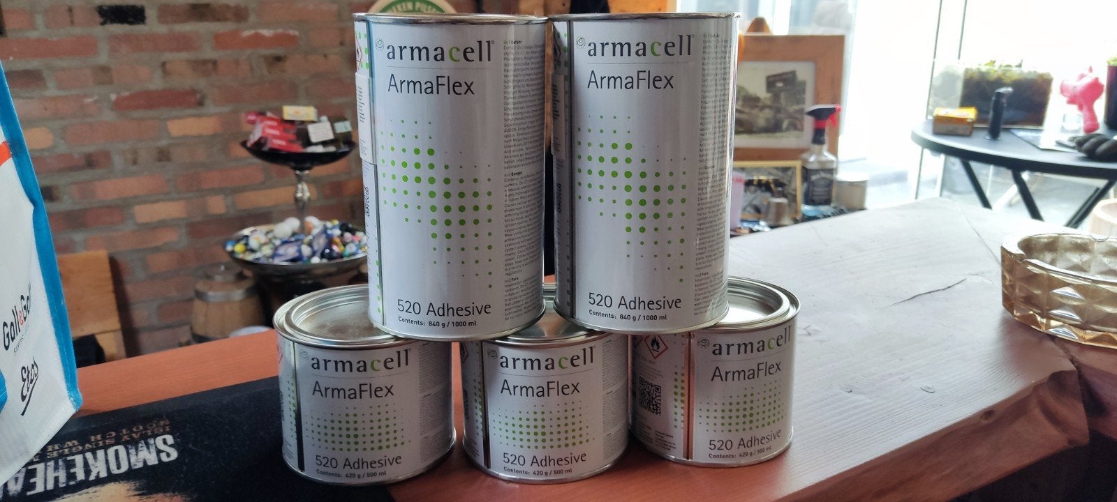 3,5 liter Armacell Armaflex 520 adhesive lijm nieuw, Doe-het-zelf en Verbouw, Isolatie en Afdichting, Minder dan 4 cm, Overige materialen