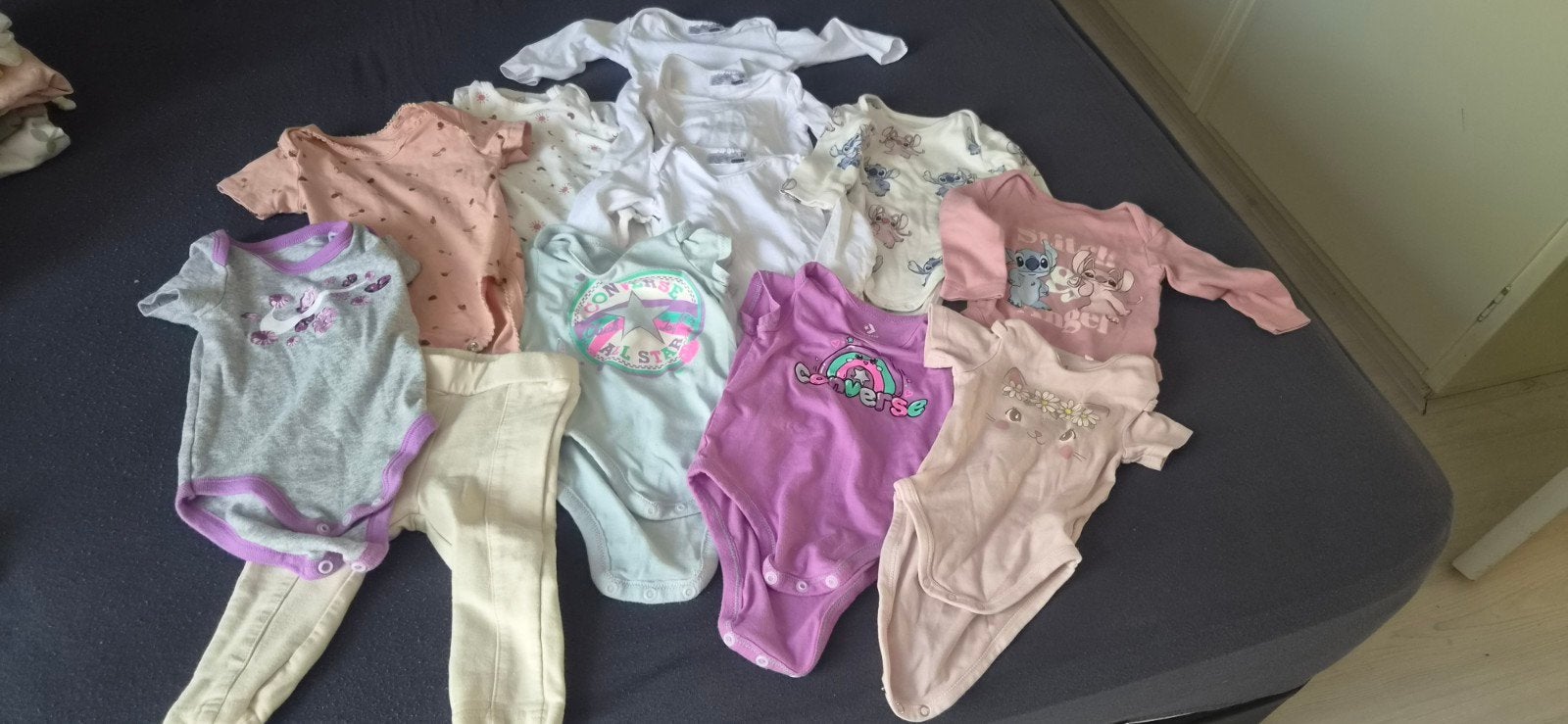 Babykleding pakket maat 68 - Rompertjes en broekje, Kinderen en Baby's, Ophalen, Gebruikt, Meisje, Setje